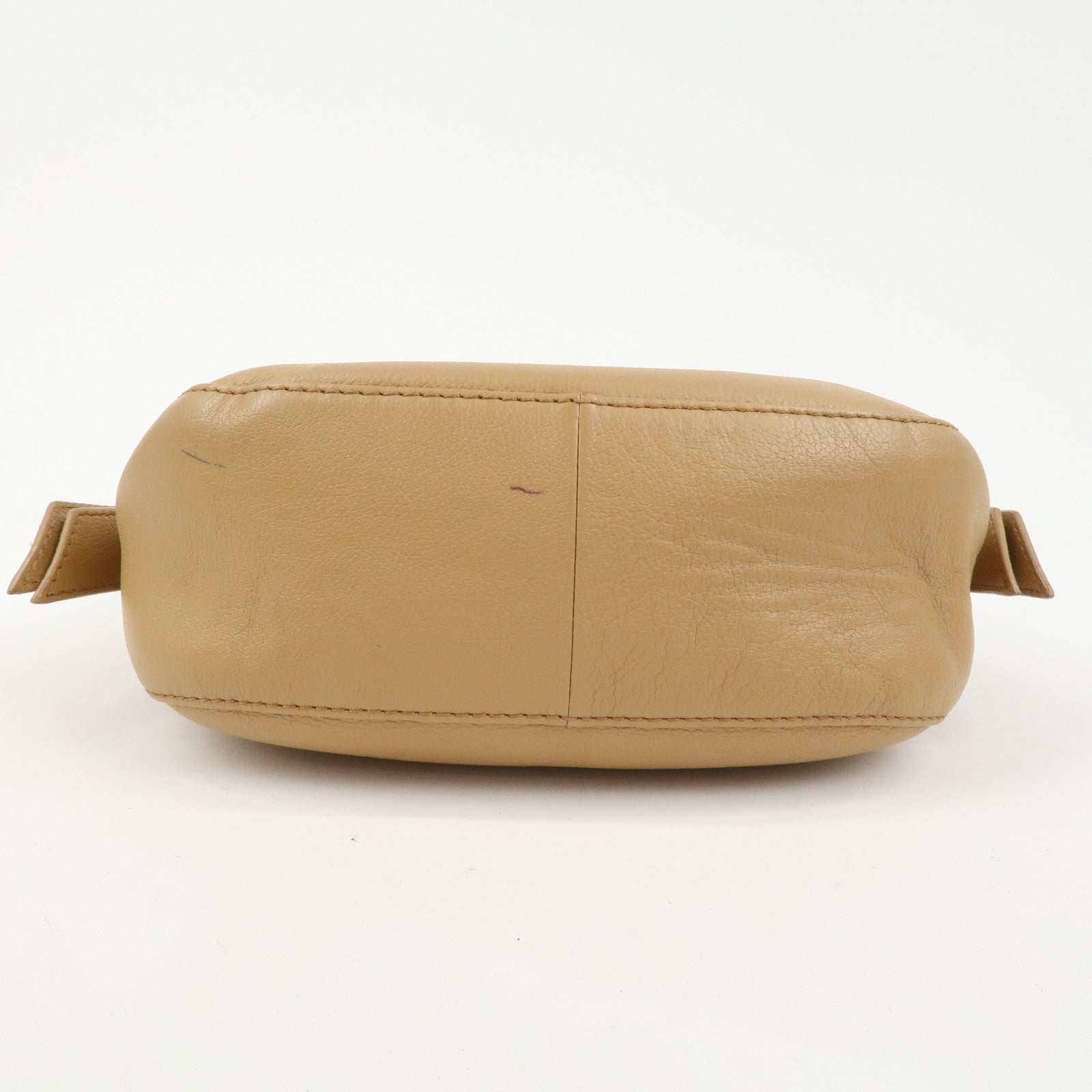 Chloe See by Chloe Leather 2Way Bag Hand Bag Shoulder Bag Beige