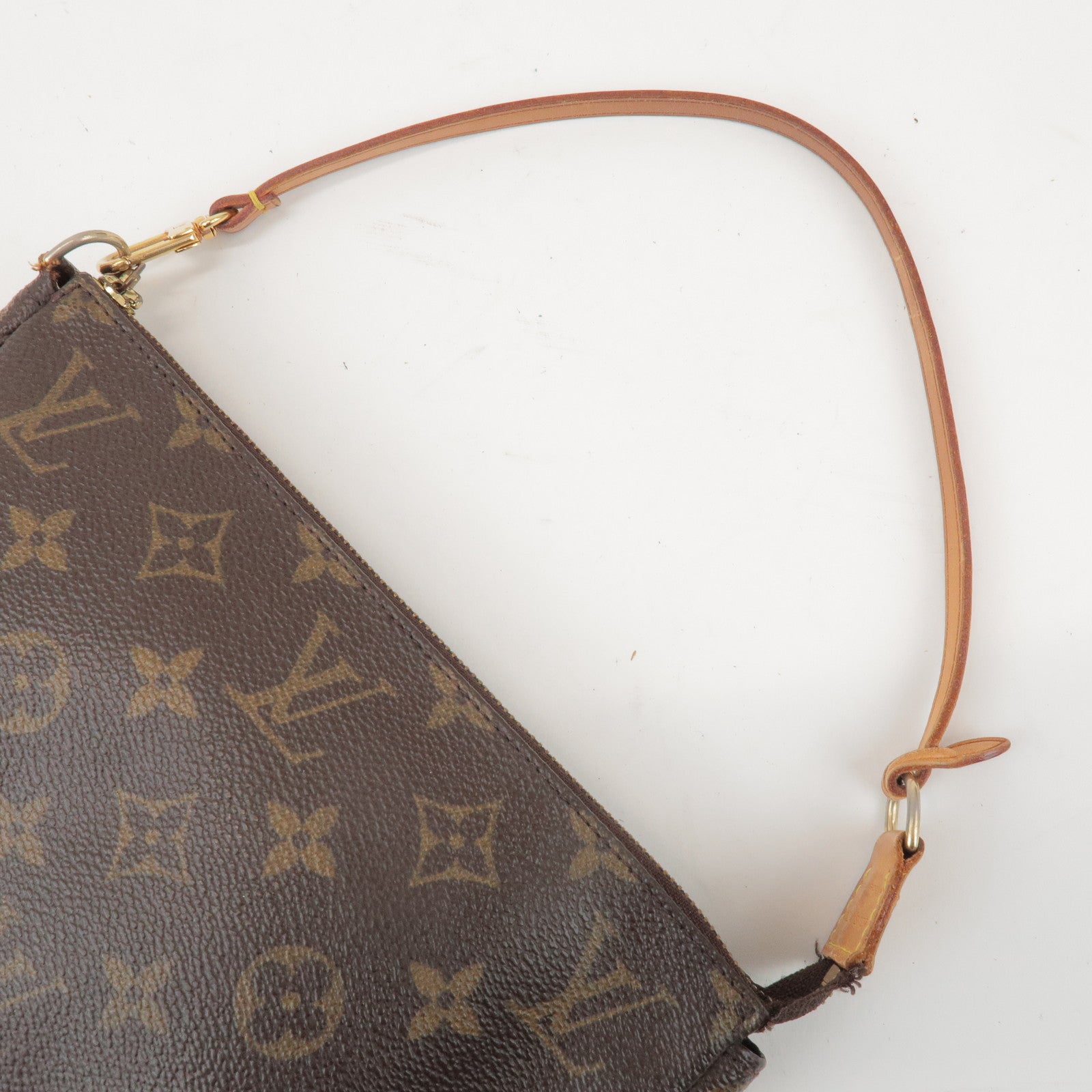Louis Vuitton Monogram Pochette Accessoires Pouch Hand Bag M51980