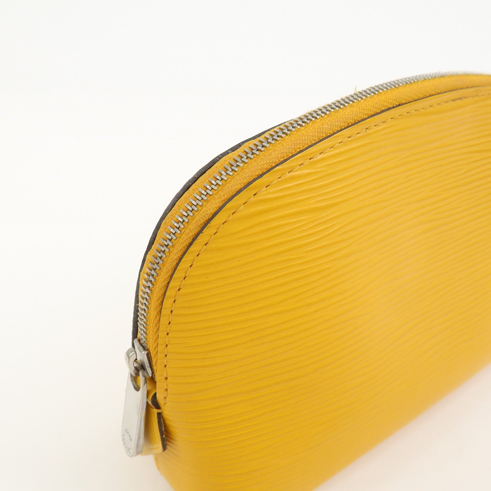 Louis Vuitton Epi Pochette Cosmetic PM Cosmetic Pouch Citron M40639