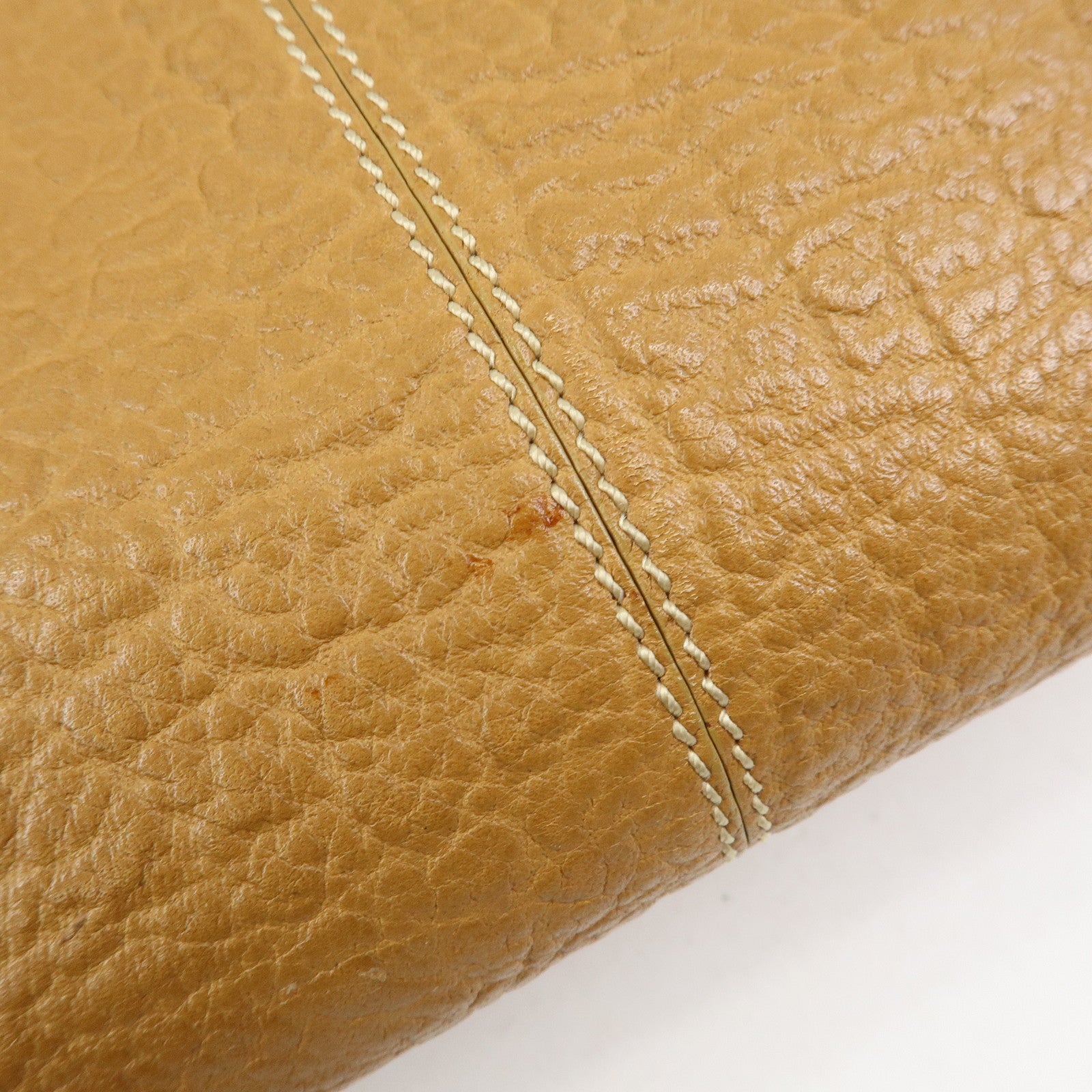 TOD'S Leather Hand Bag Shoulder Bag Brown