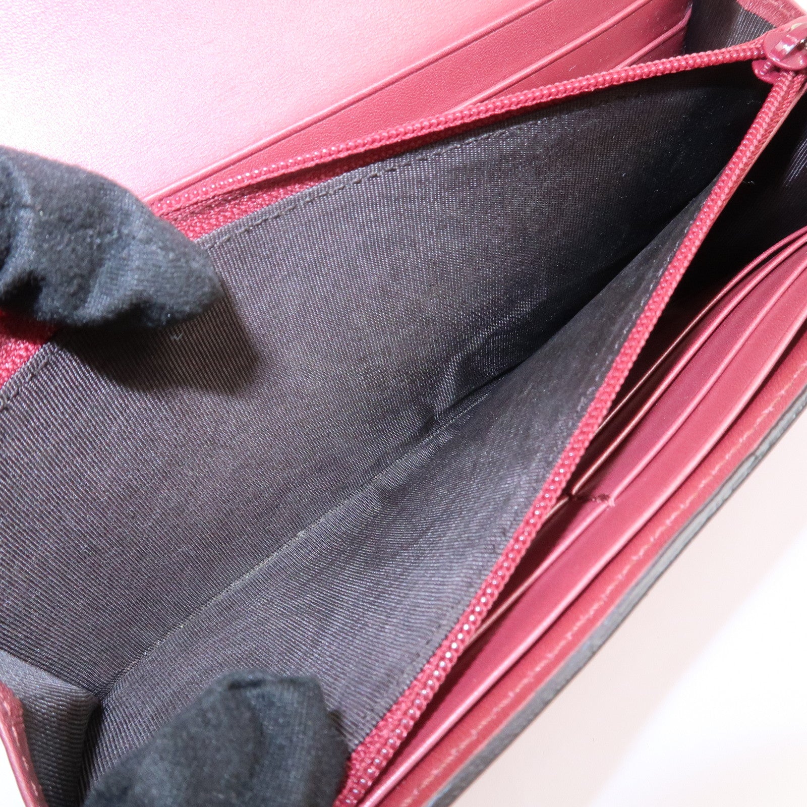 GUCCI Guccissima Interlocking G Lovely Heart Long Wallet 251861