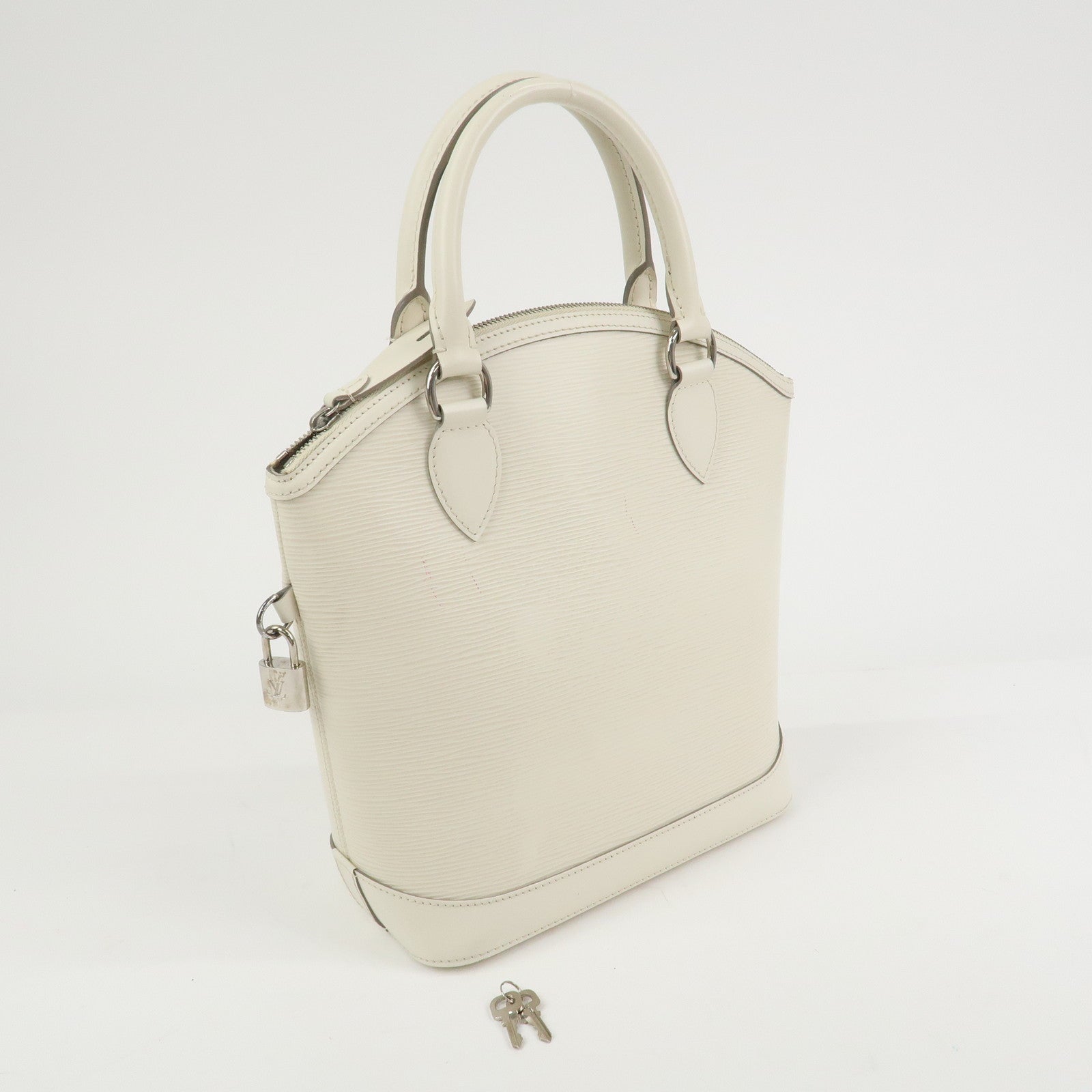 Louis Vuitton Epi Lockit Hand Bag Tote Bag Ivoire White M4229J