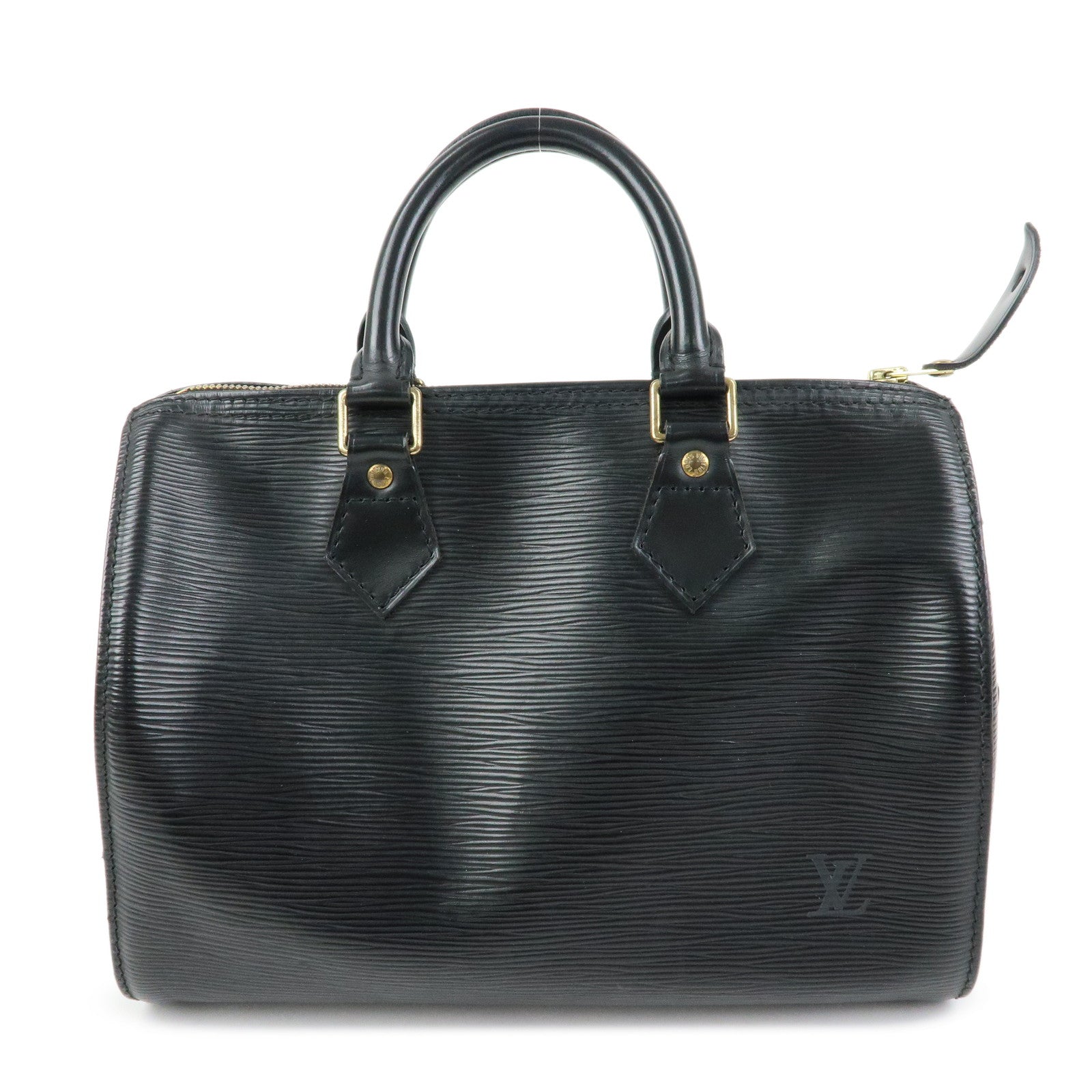 Louis Vuitton Epi Speedy 25 Boston Bag Hand Bag Noir Black M43012
