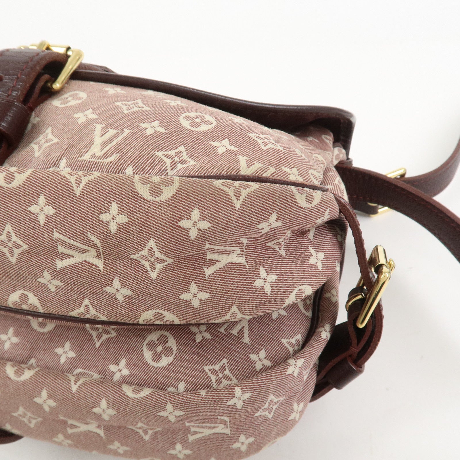 Louis Vuitton Monogram Idylle Saumur PM Shoulder Bag Sepia M40669