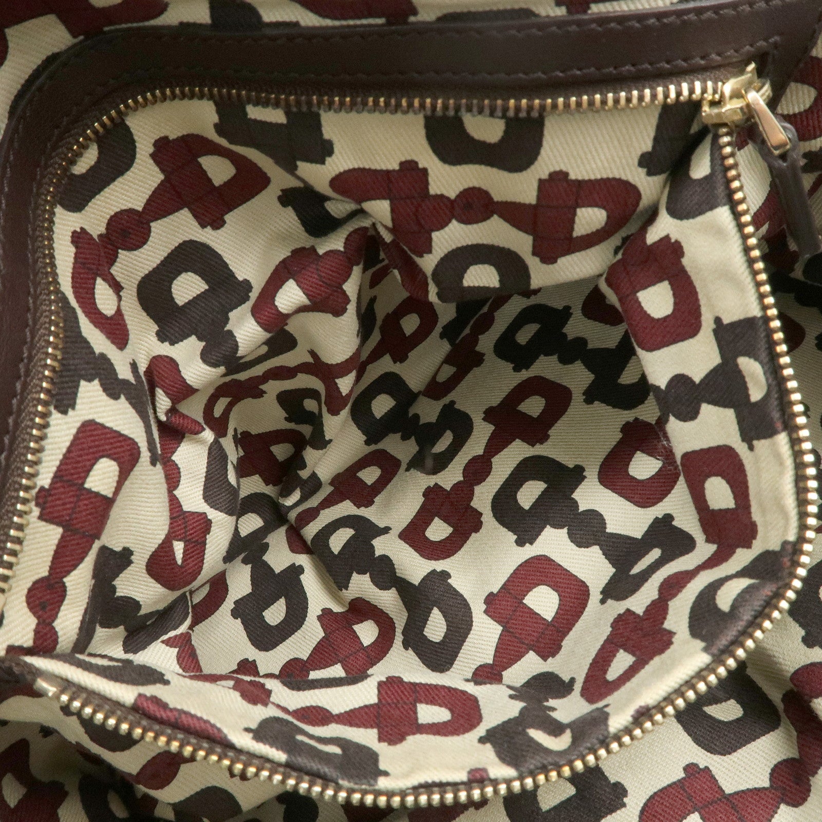 GUCCI Guccissima Histoire Leather Tote Bag Dark Brown 197019 Used