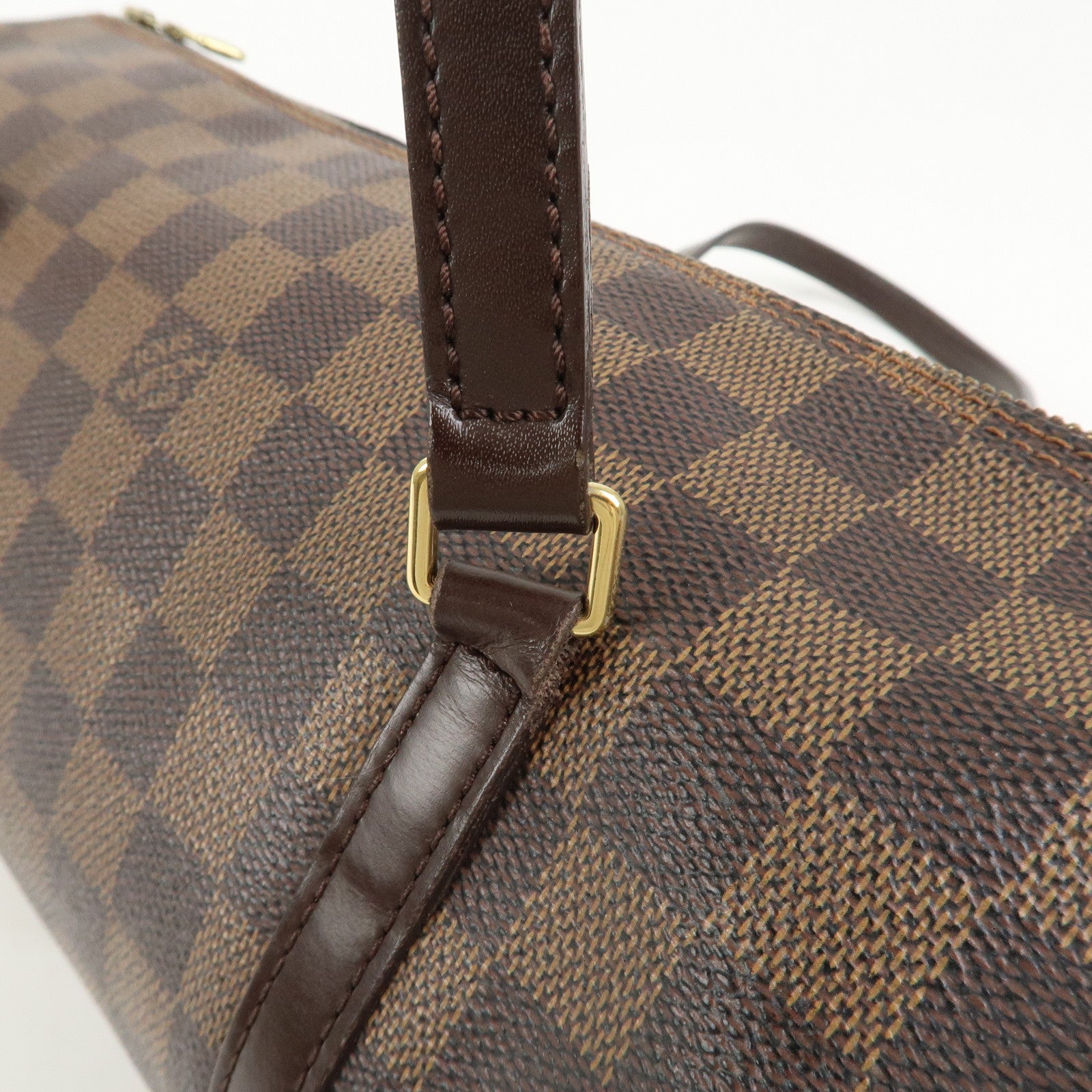 Louis Vuitton Damier Ebene Papillon 30 Hand Bag Brown N51303