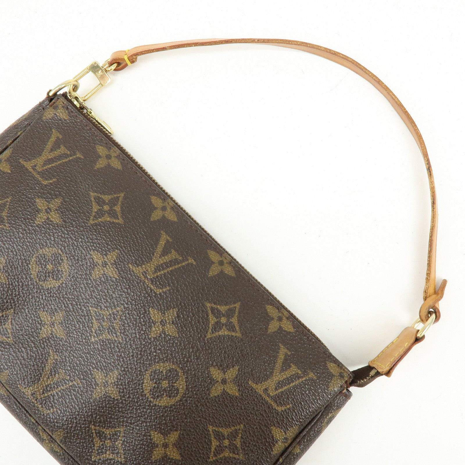 Louis Vuitton Monogram Pochette Accessoires Pouch Hand Bag M51980