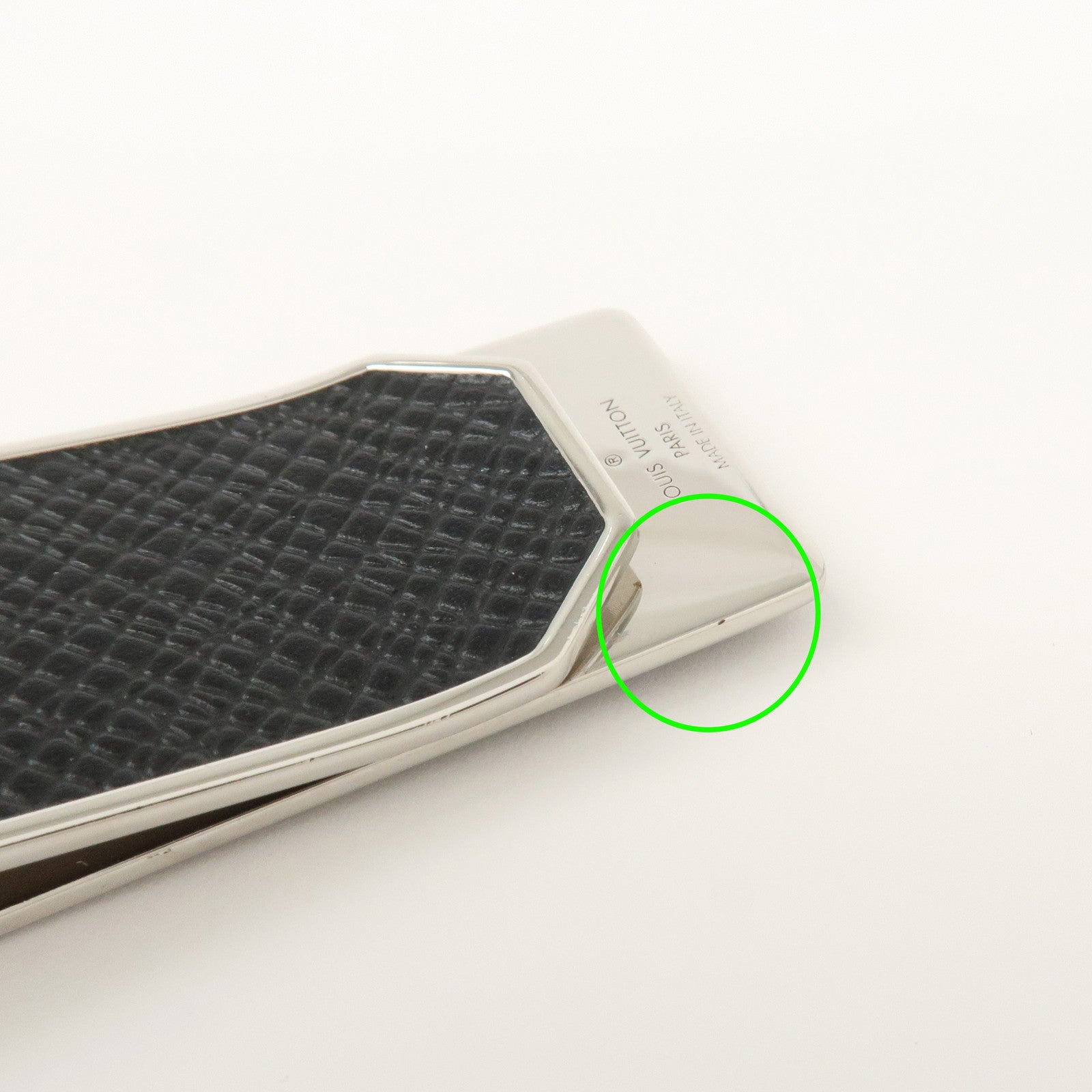 Louis Vuitton Pince Billets Neo LV Club Money Clip Black M00271 Used