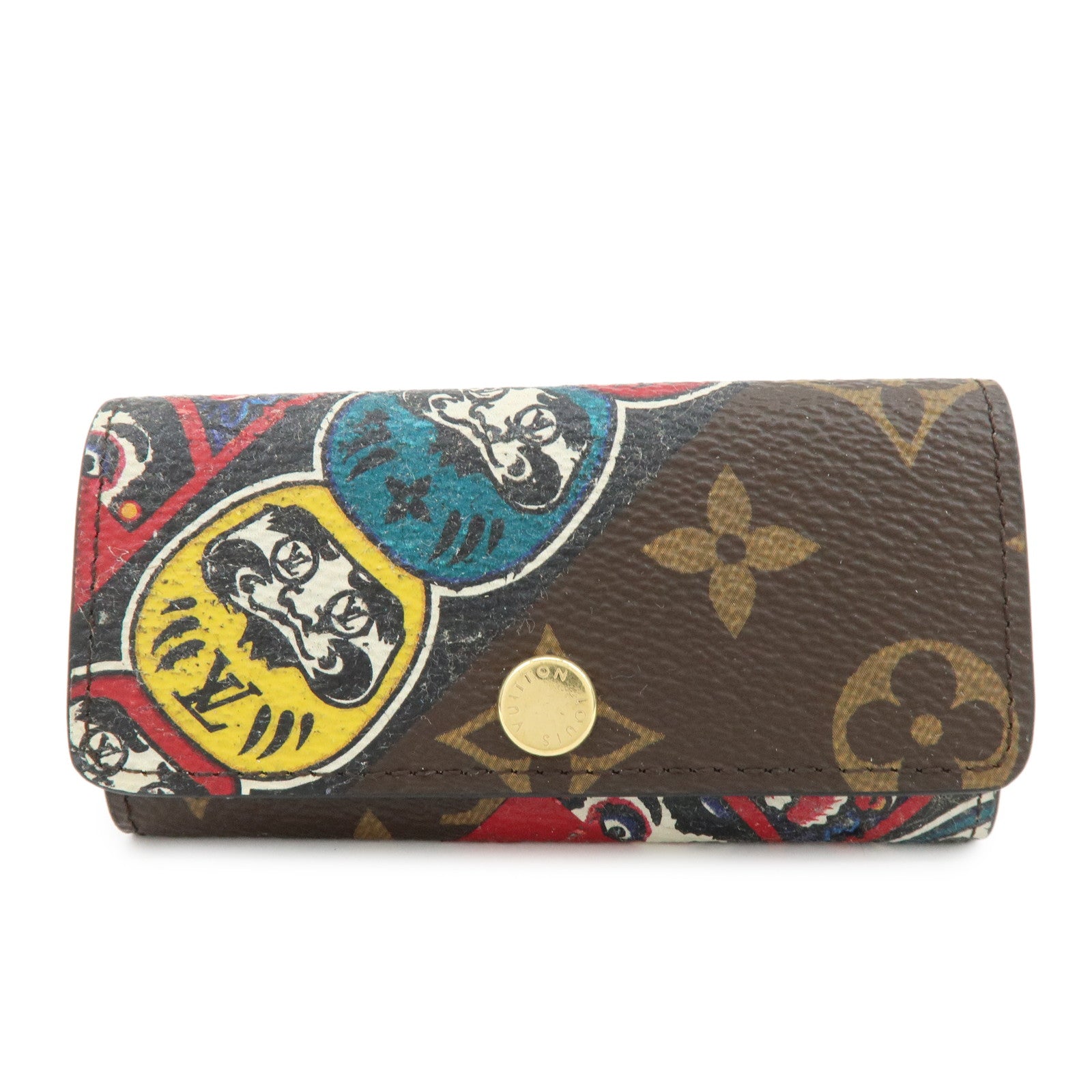 Louis Vuitton Yamamoto Kansai Monogram Multiclés 4 Key Case M67252