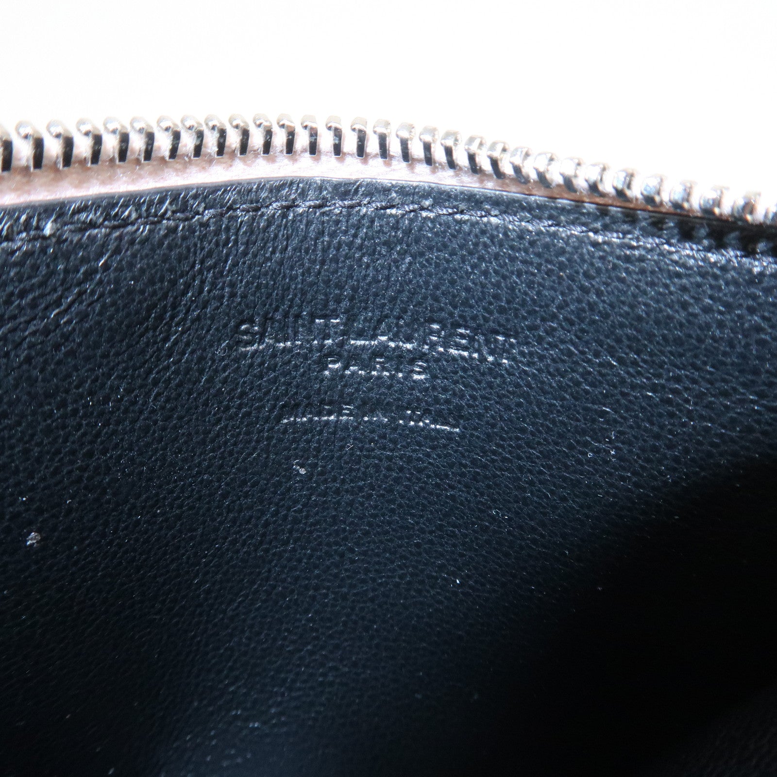 SAINT LAURENT PARIS Leather Card Case Card Holder Light Pink 458583