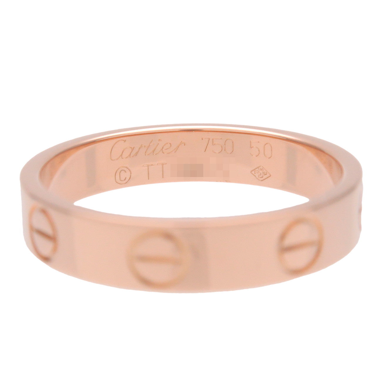 Cartier Mini Love Ring #50 K18 750PG Rose Gold US5-5.5 EU50 HK11.5