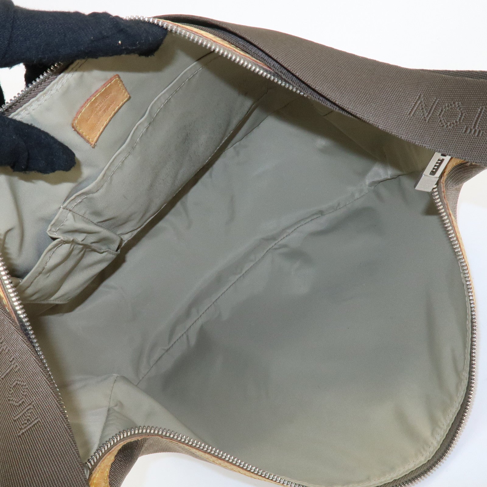 Louis Vuitton Damier Geant Explorer La Tour Shoulder Bag Terre M93615 Used