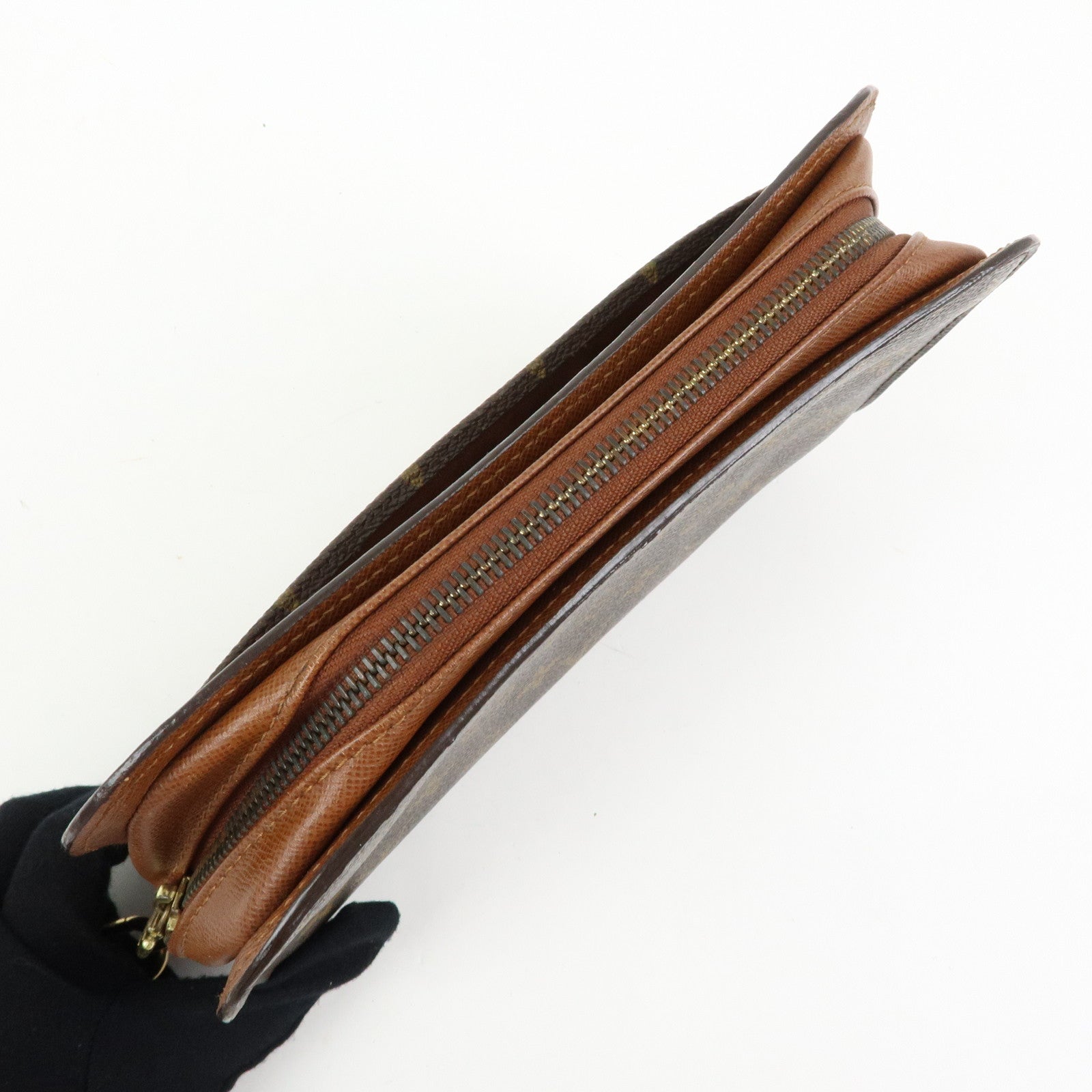 Louis Vuitton Monogram Orsay Clutch Bag Pouch Brown M51790