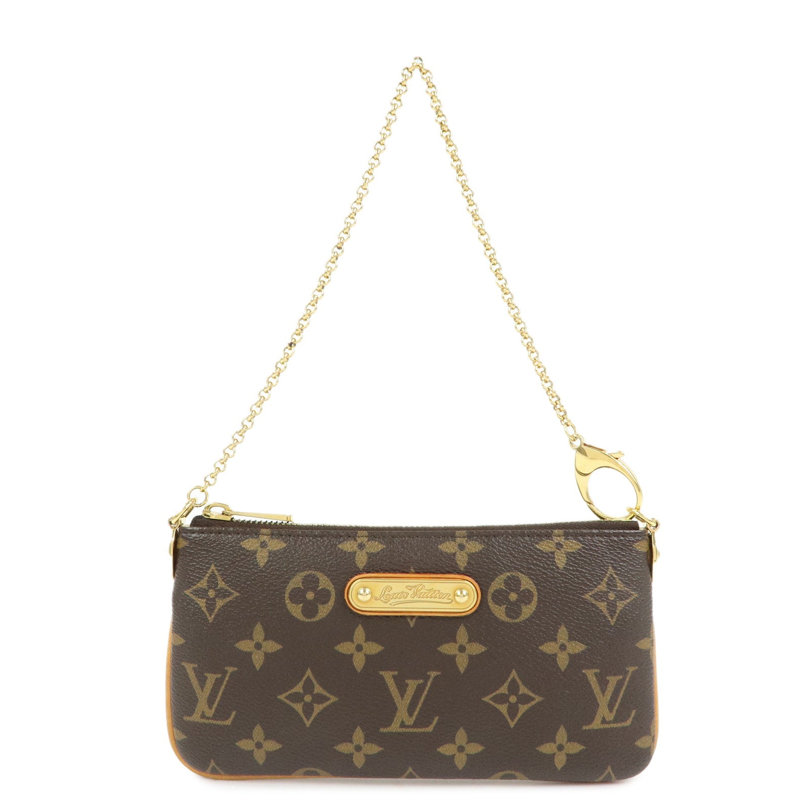 Louis Vuitton Monogram Pochette Milla MM Chain Hand Bag M60094