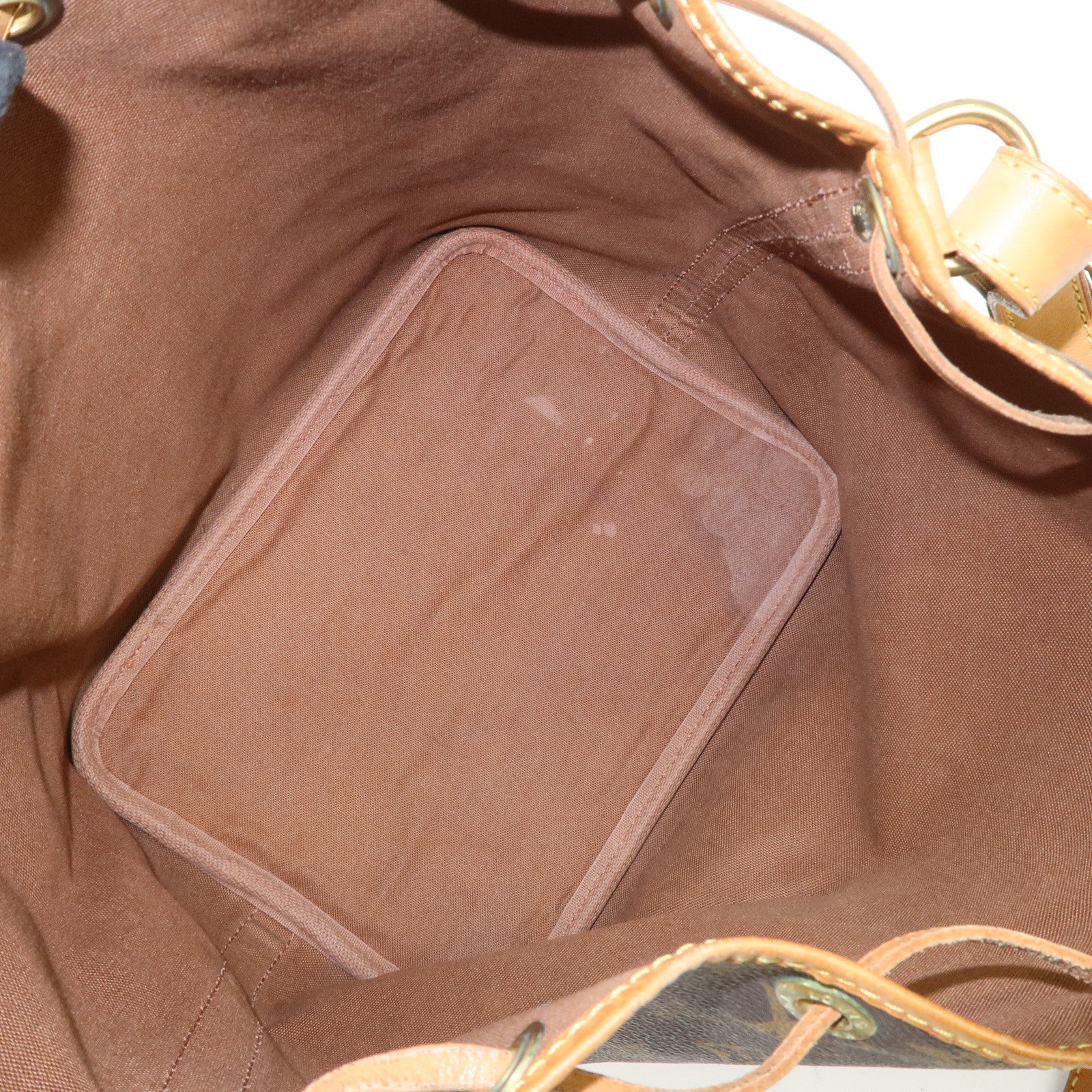 Louis Vuitton Monogram Canvas Petit Noe Shoulder Bag Brown M42226