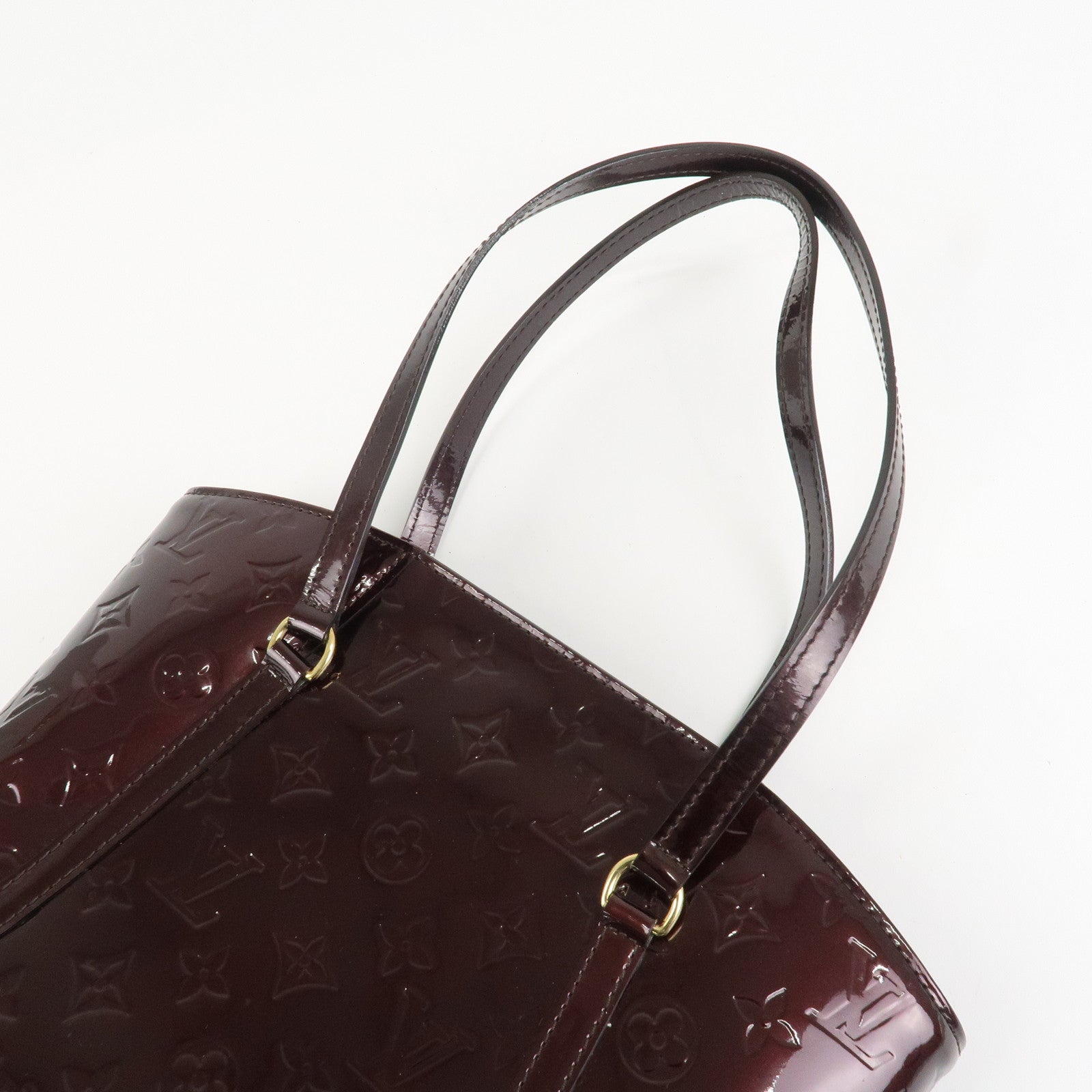 Louis Vuitton Monogram Vernis Avalon MM Tote Bag Amarante M91567 Used