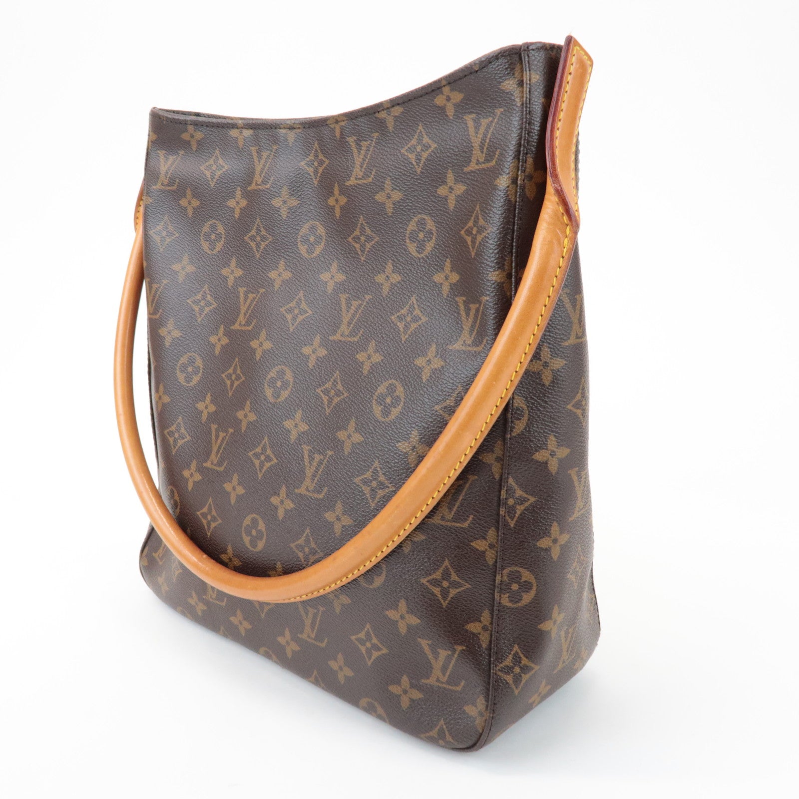 Louis Vuitton Monogram Looping GM Shoulder Bag Brown M51145