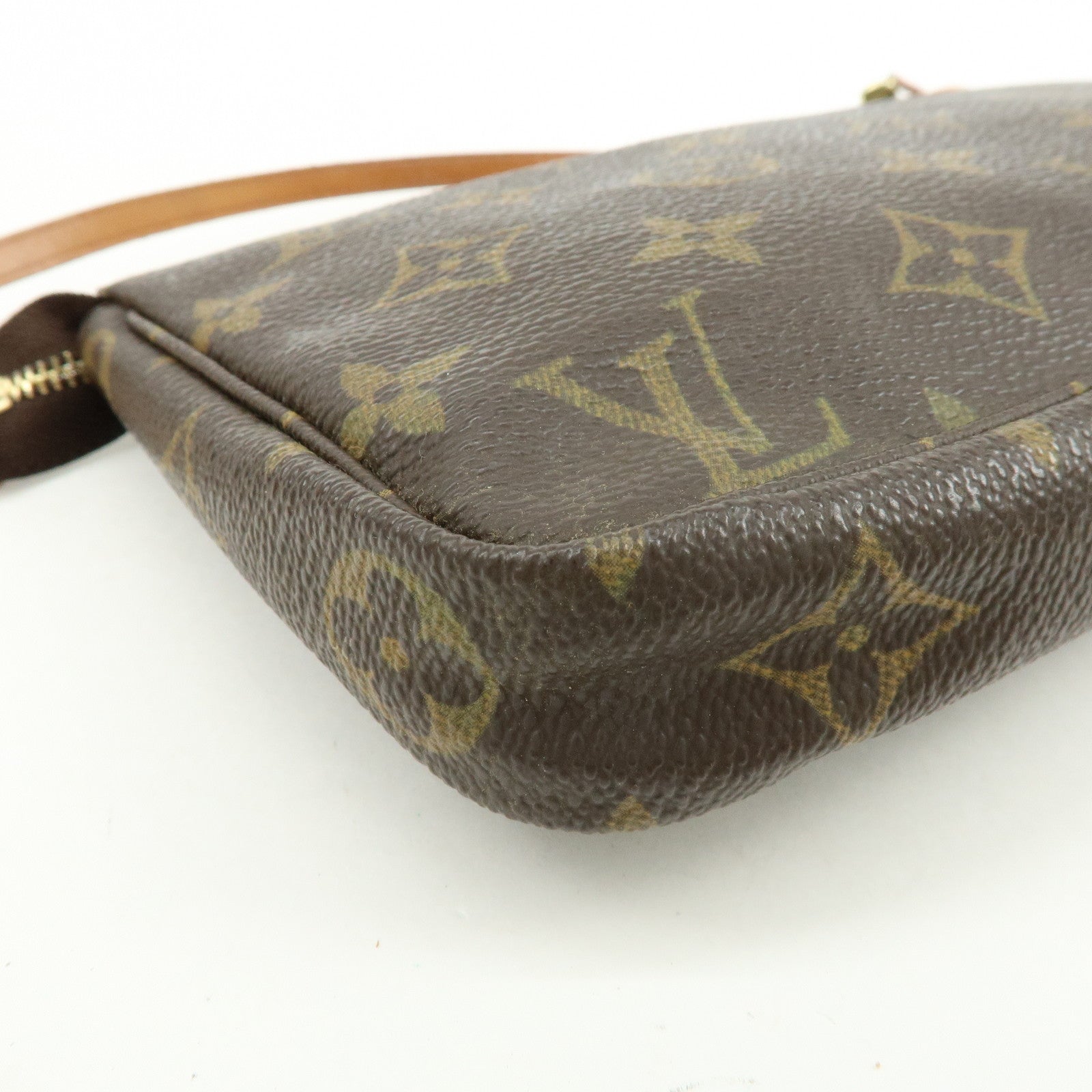 Louis Vuitton Monogram Pochette Accessoires Pouch Hand Bag M51980