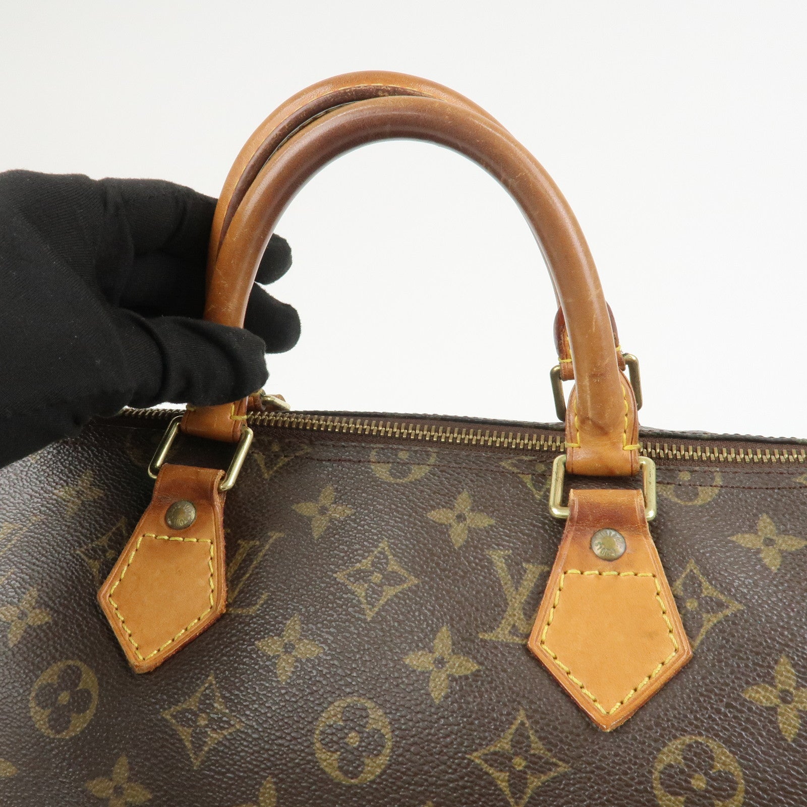 Louis Vuitton Monogram Speedy 35 Boston Bag Hand Bag M41524