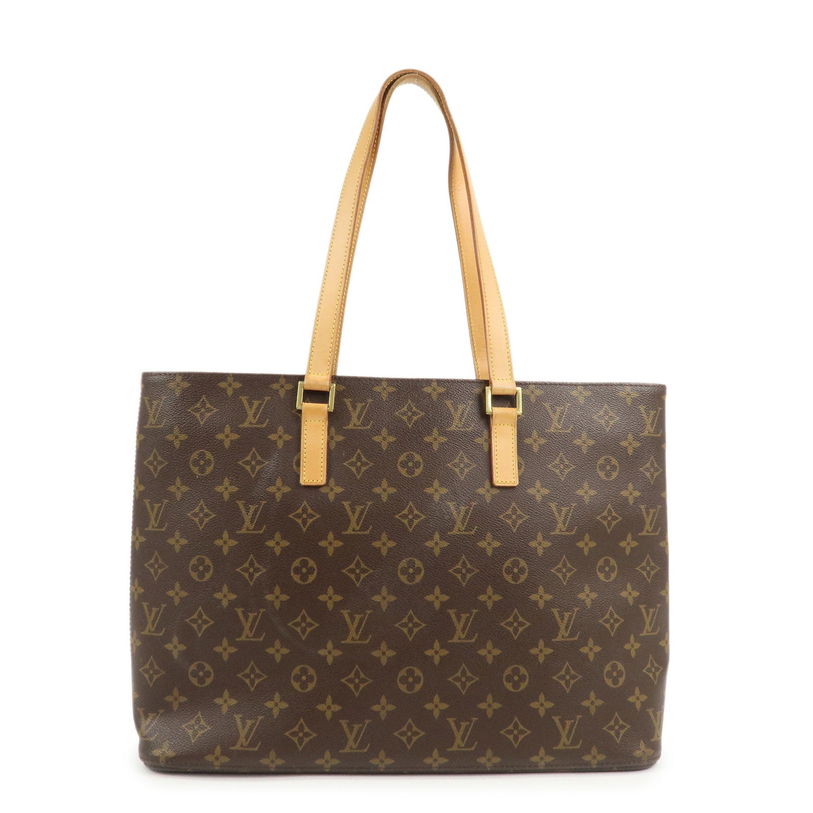 Louis Vuitton Monogram Luco Tote Bag Hand Bag Brown M51155