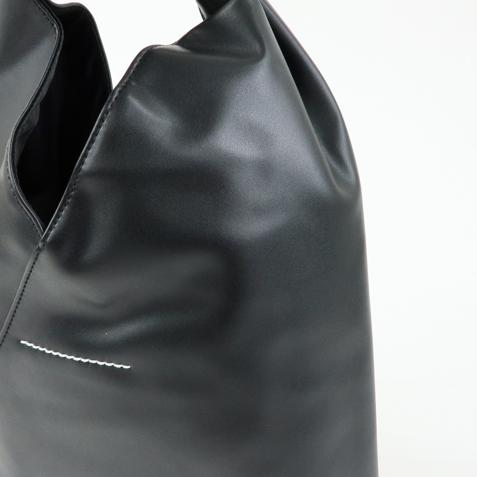 Maison Margiela MM6 Leather Japanese Tote Bag Shoulder Bag Black