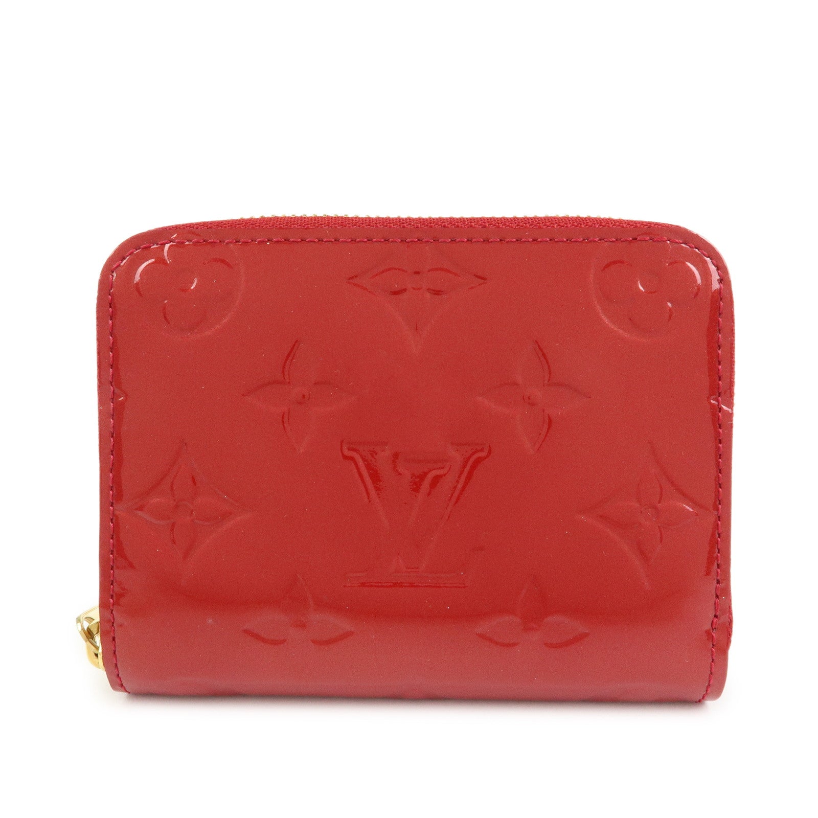 Louis Vuitton Monogram Vernis Zippy Coin Purse Pomme d'Amour M93608