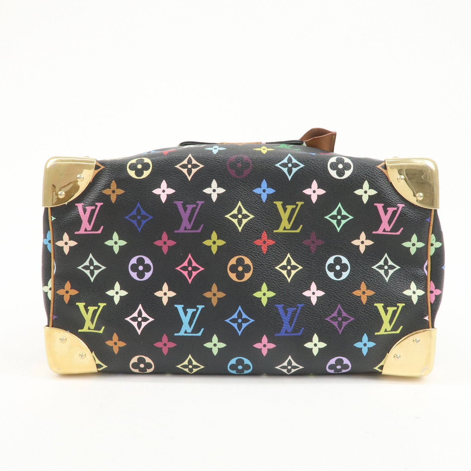 Louis Vuitton Monogram Multicolor Speedy 30 Boston Bag Noir M92642