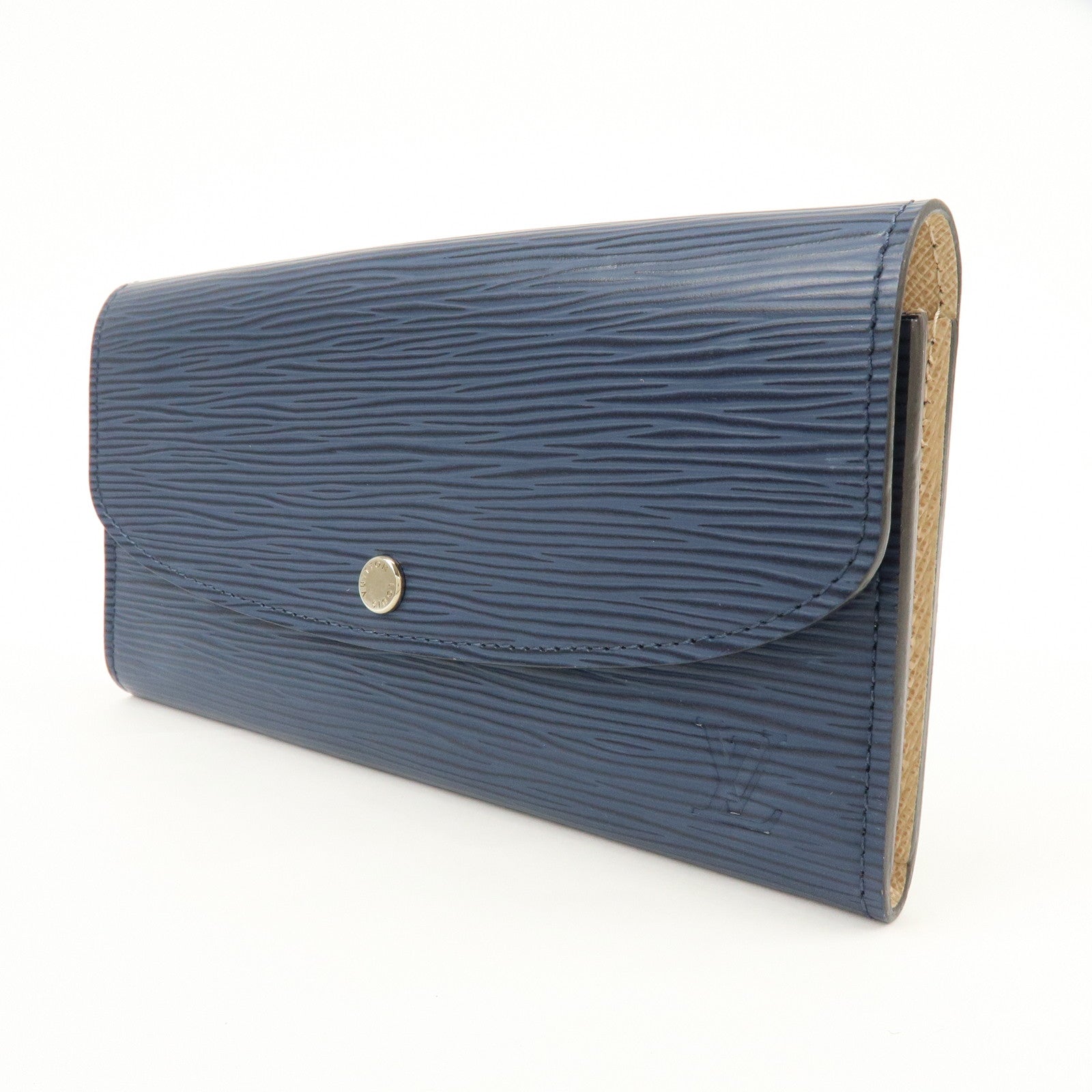 Louis Vuitton Epi Portefeuille Emilie Wallet Indigo Blue M60854