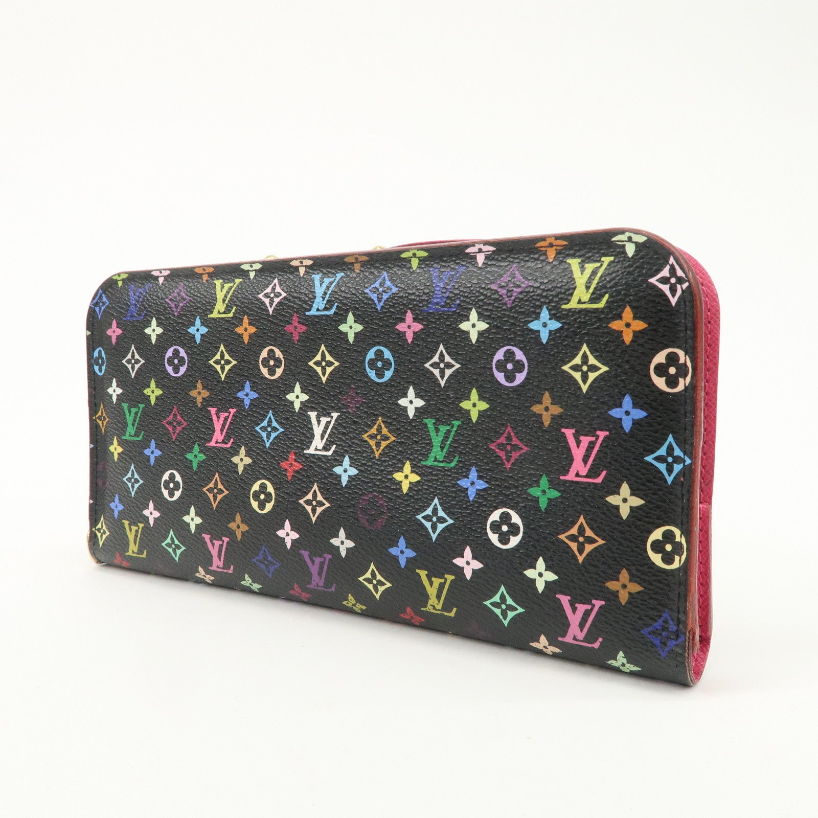 Louis Vuitton Multicolor Portefeuille Insolite Long Wallet Noir M93754 Used