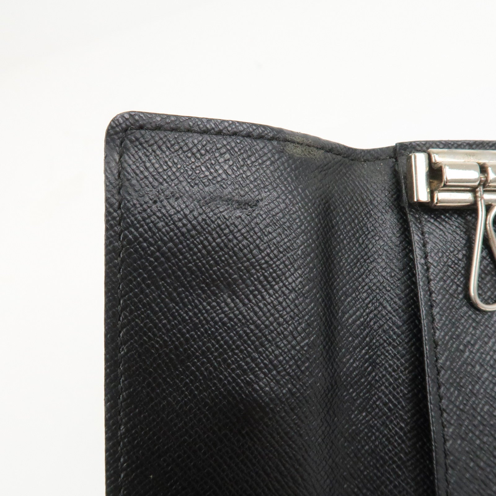 Louis Vuitton Damier Graphite Multicle 6 Key Case Gray Black N62662