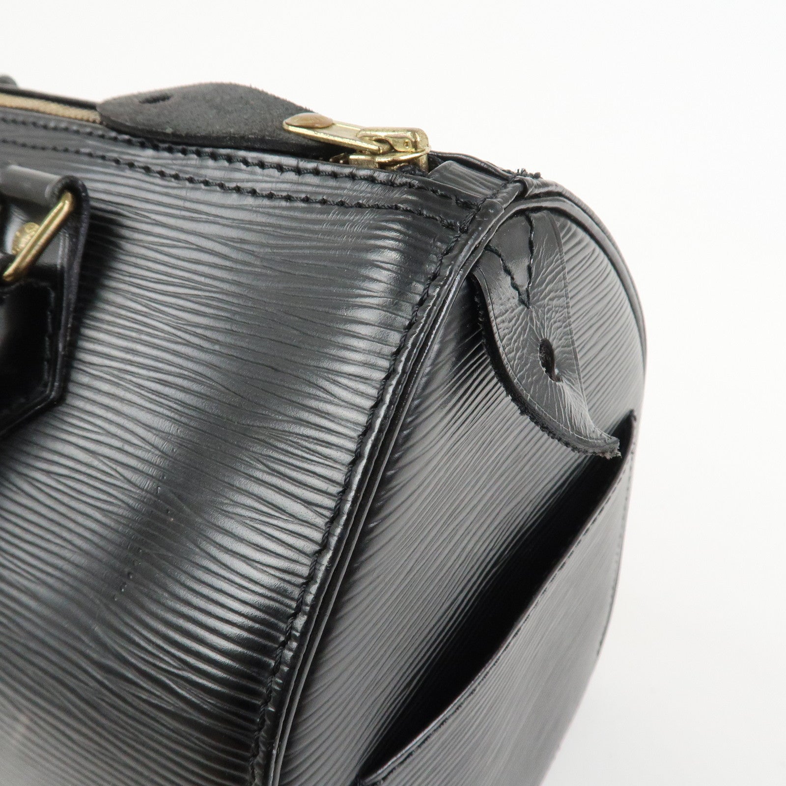 Louis Vuitton Epi Speedy 25 Boston Bag Hand Bag Noir Black M43012
