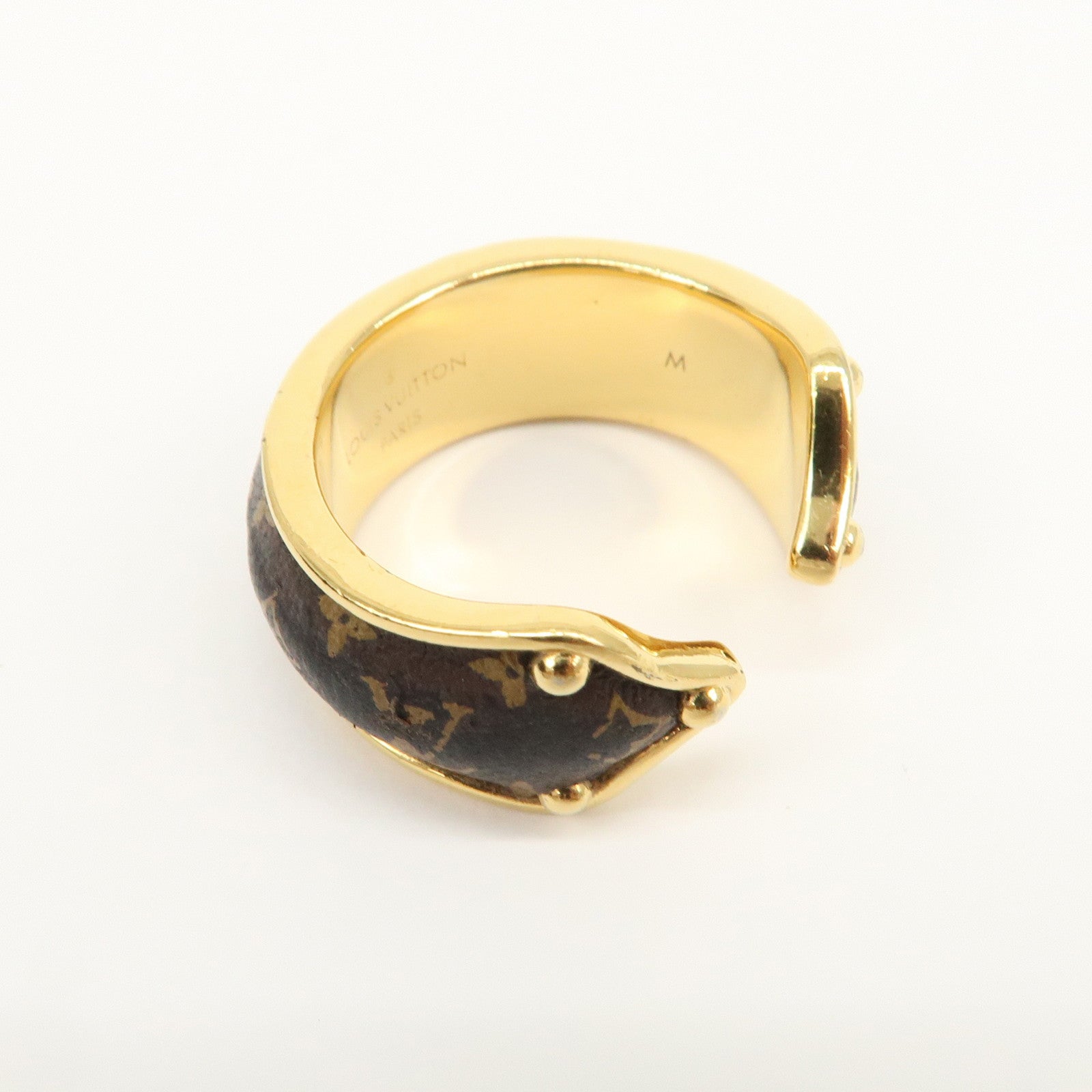 Louis Vuitton Bague Nanogram Sweet Dream Metal Ring M Gold M69607