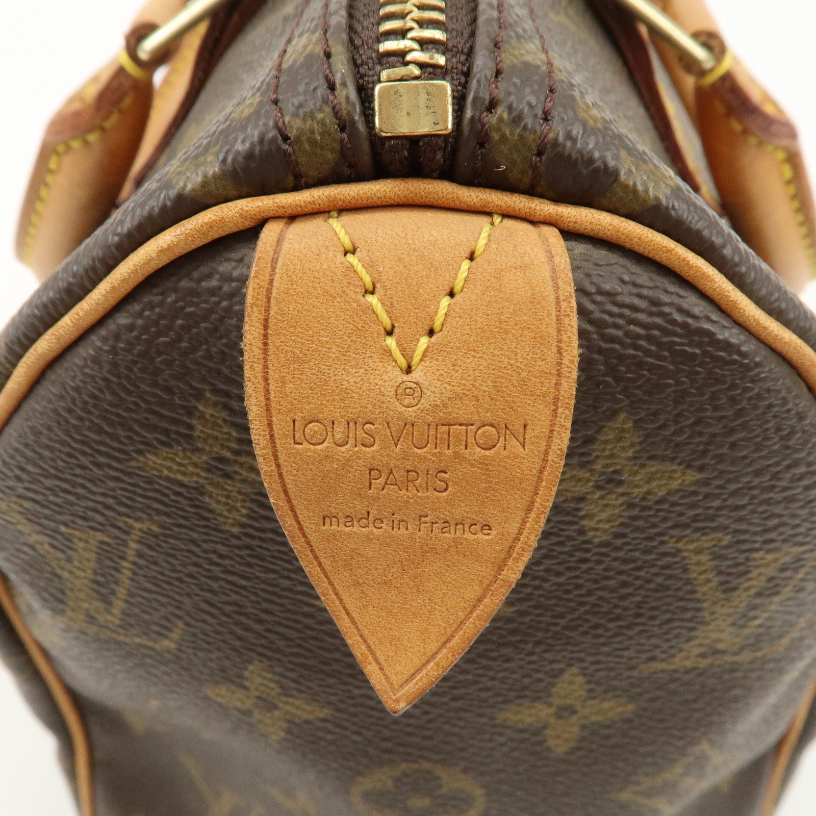 Louis Vuitton Monogram Speedy 25 Boston Bag Hand Bag Brown M41528