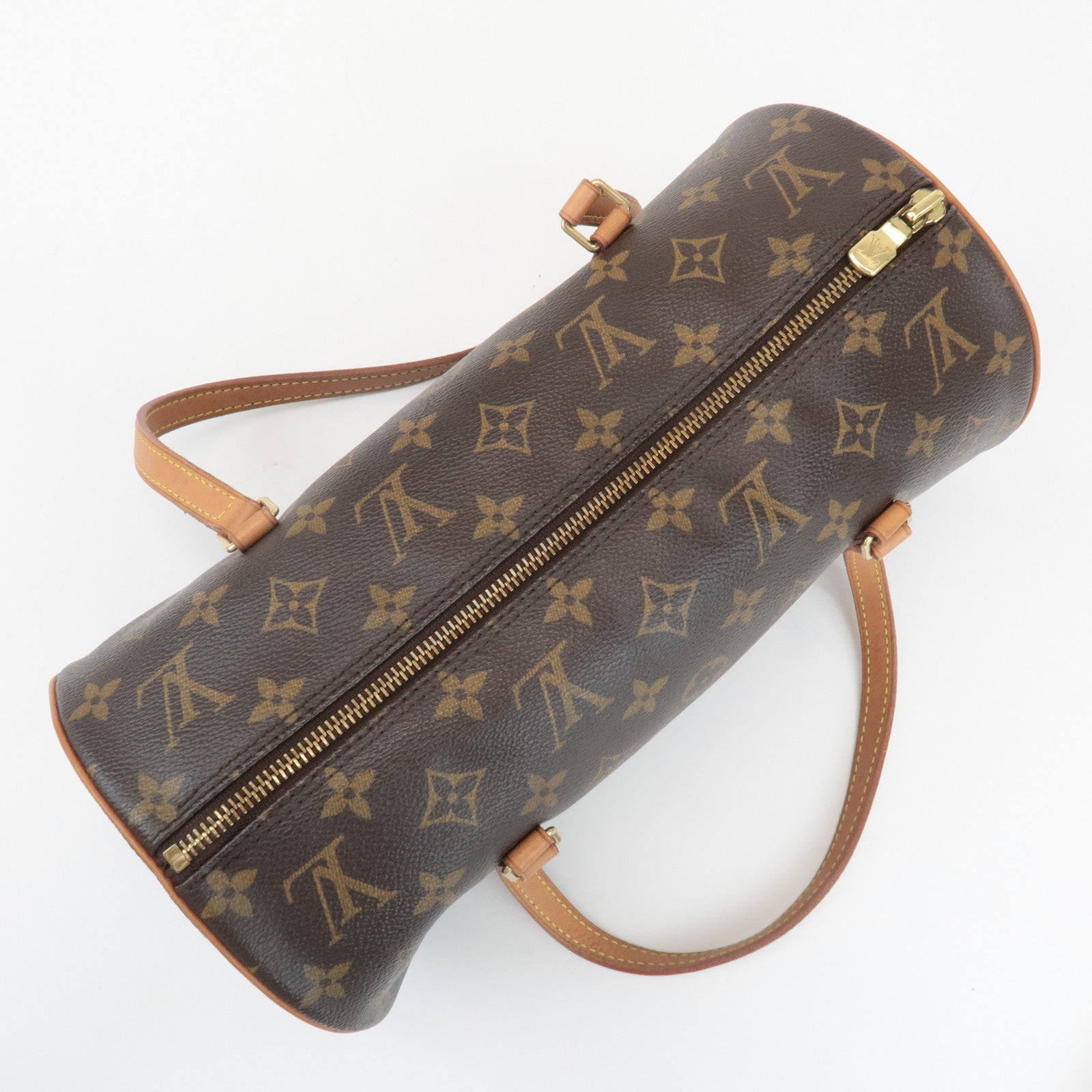 Louis Vuitton Monogram Papillon 30 Hand Bag New Style Brown M51385