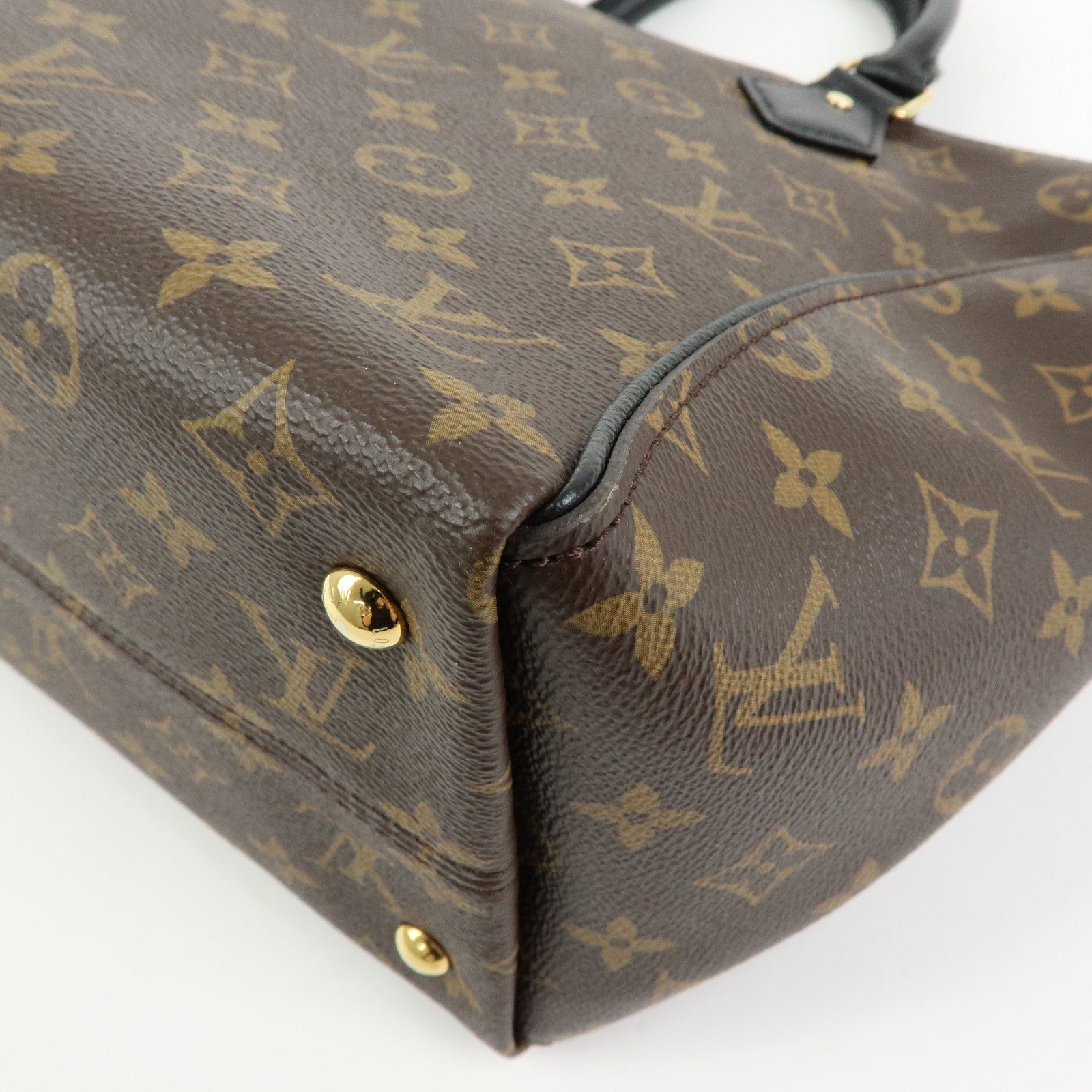 Louis Vuitton Monogram Canvas Leather Tournelle PM 2Way Bag M44057