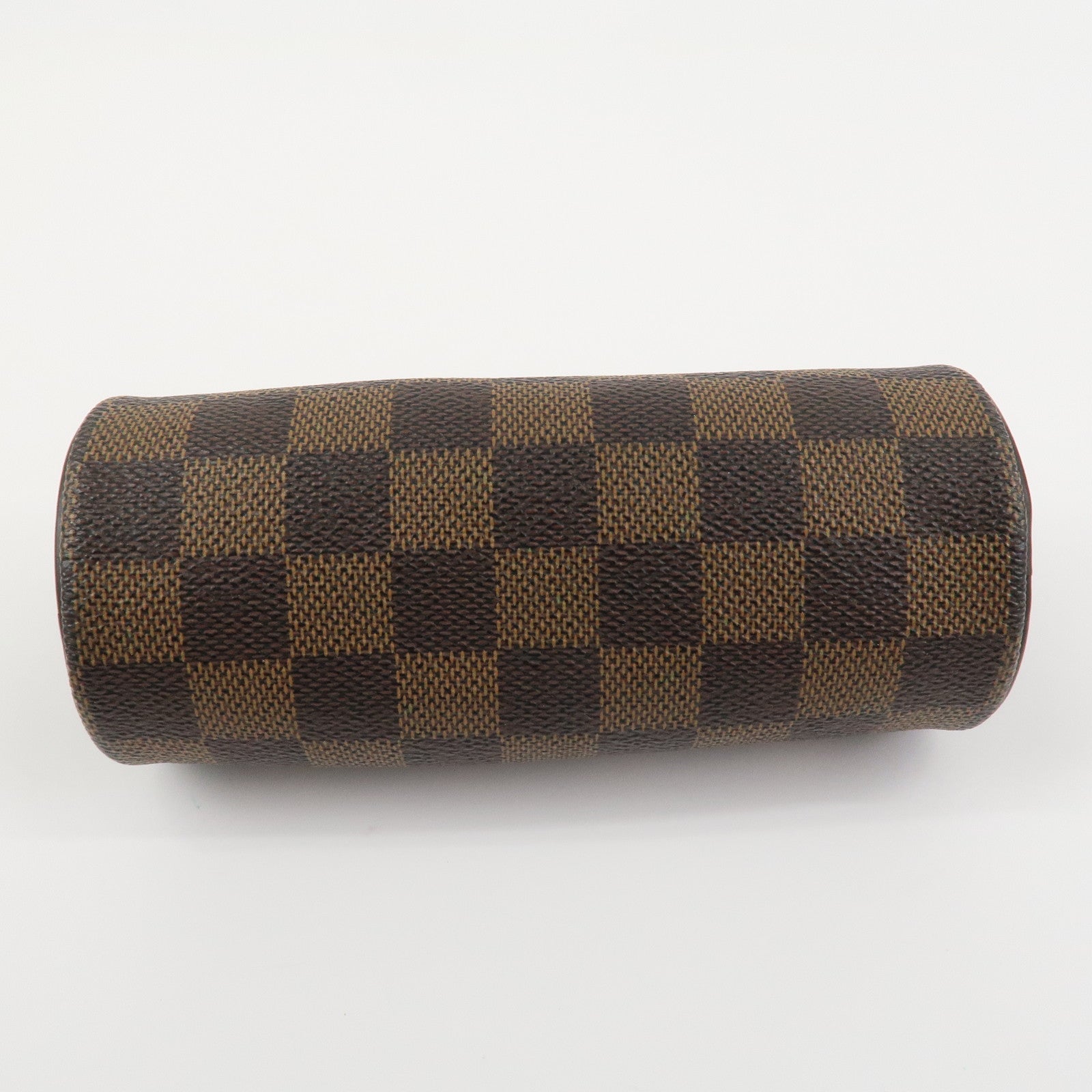 Louis Vuitton Damier Leather Mini Pouch for Papillon Bag Brown