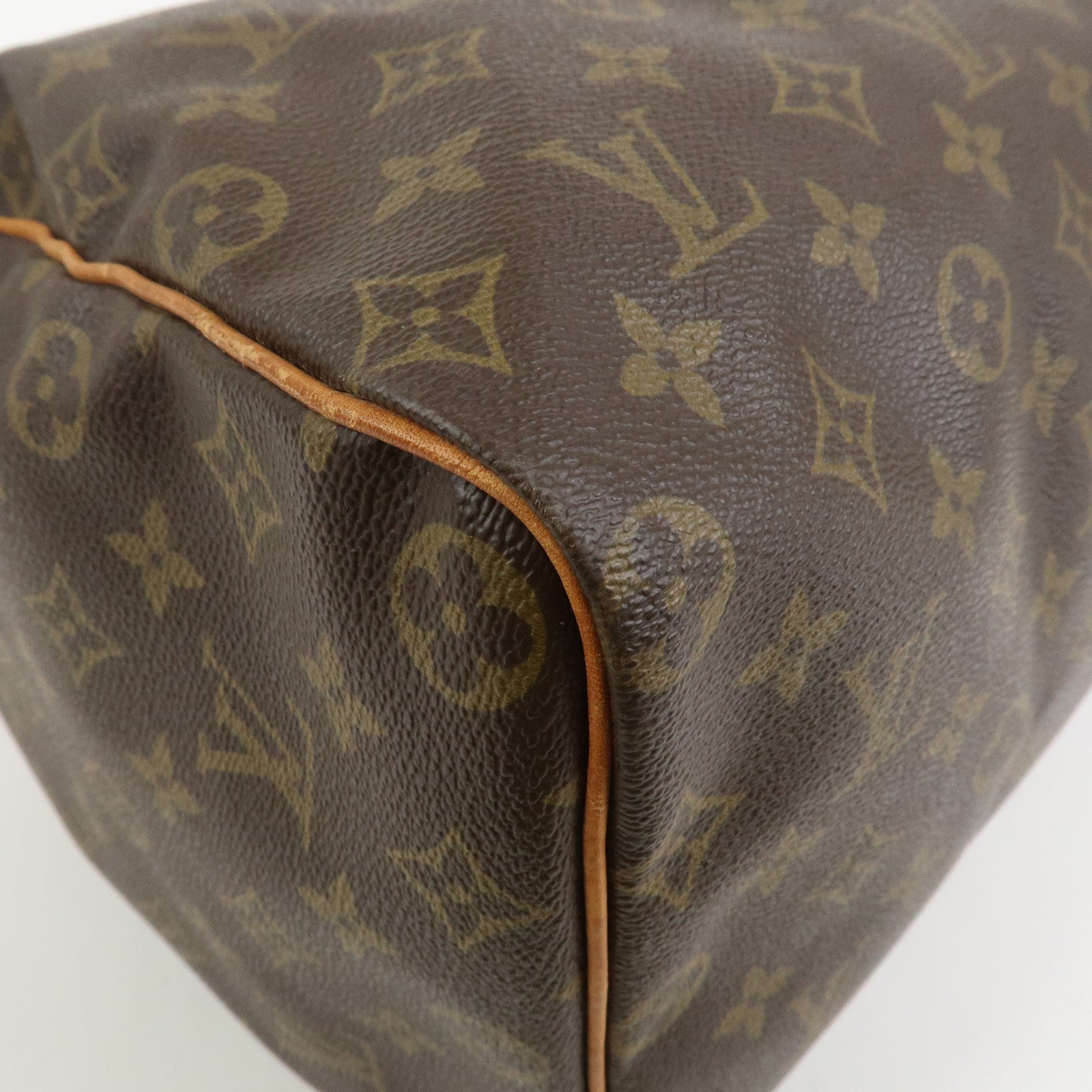 Louis Vuitton Monogram Speedy 40 Hand Bag Boston Bag Brown M41522