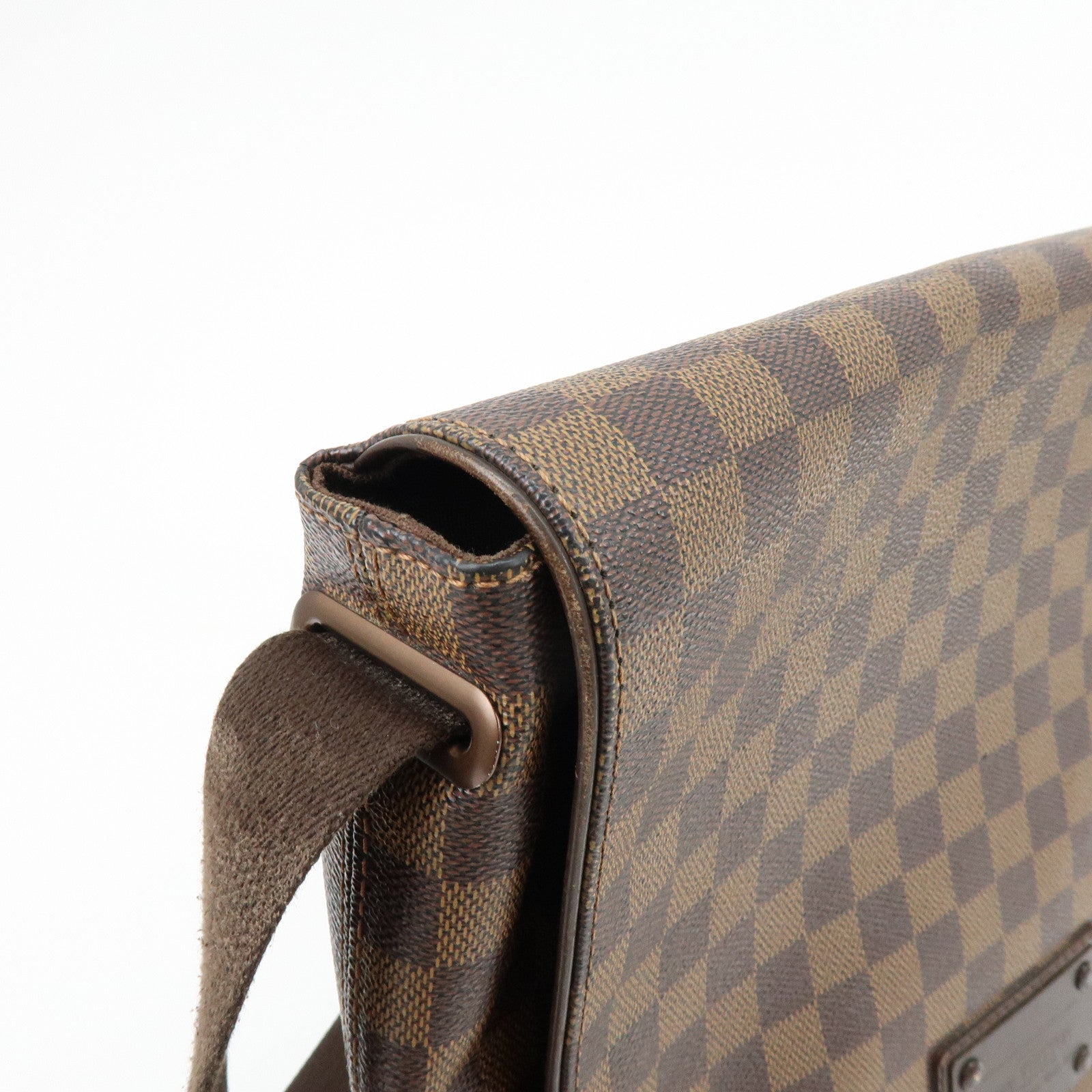 Louis Vuitton Damier Ebene Brooklyn Messenger Bag Brown N51211
