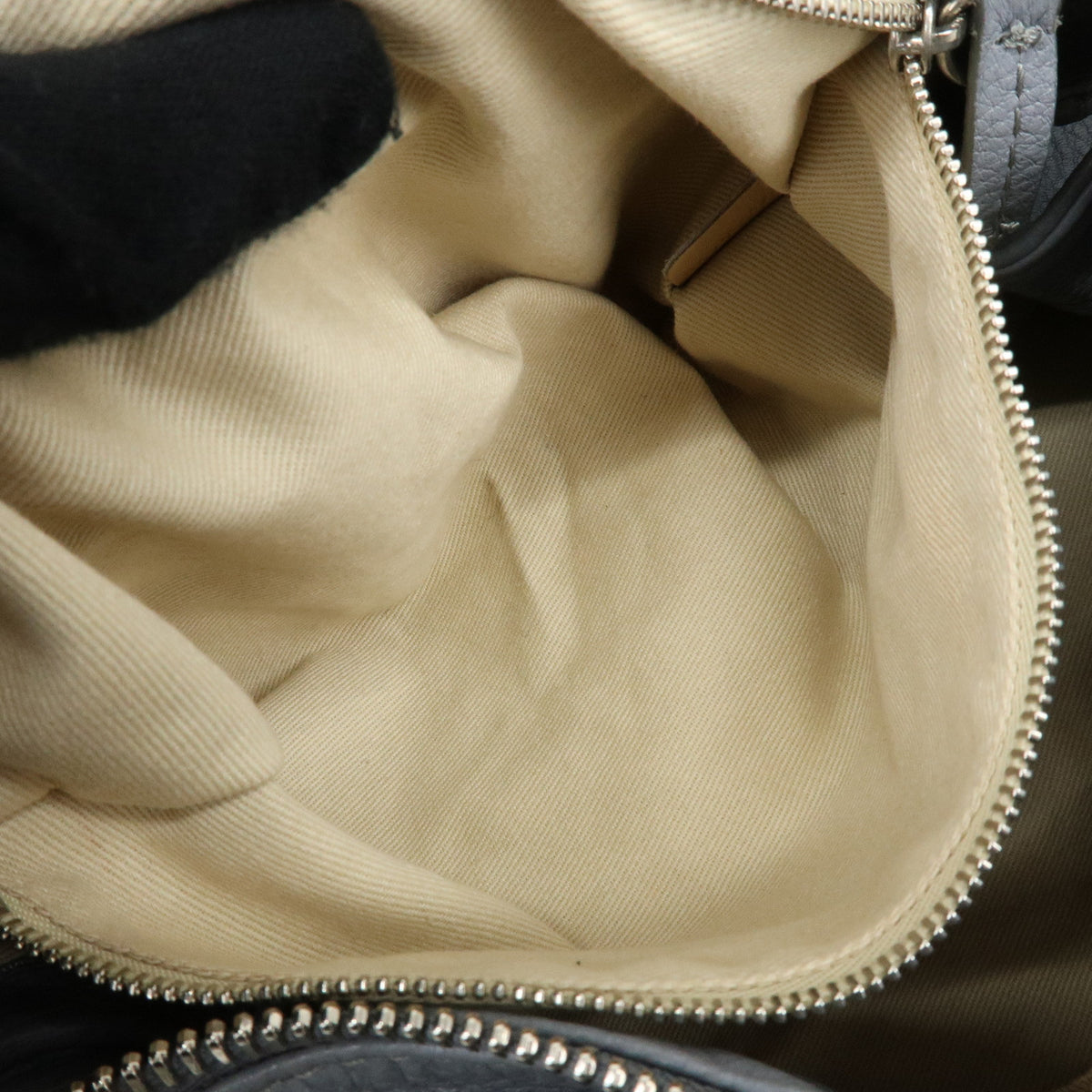 Chloe Paddington Leather Hand Bag Shoulder Bag Boston Bag Gray