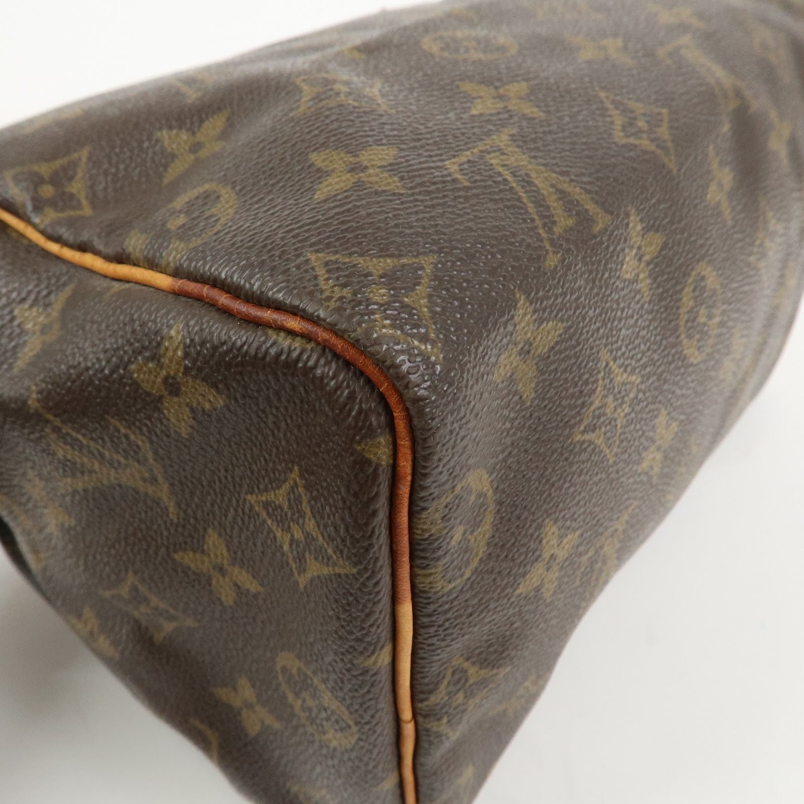 Louis Vuitton Monogram Speedy 25 Boston Bag Hand Bag Brown M41528