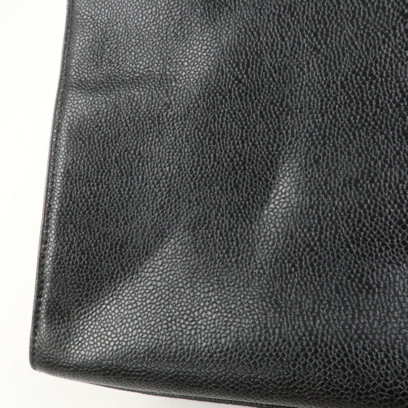 CHANEL COCO Mark Caviarskin Shoulder Bag Hand Bag Black