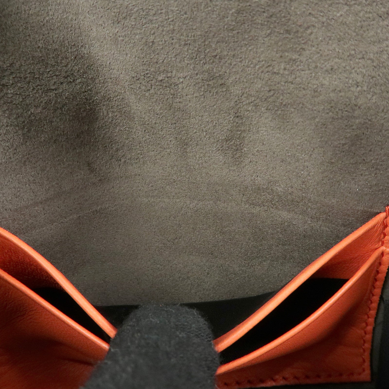 FENDI Micro Baguette 2Way Shoulder Bag Crossbody Bag Orange 8M0354