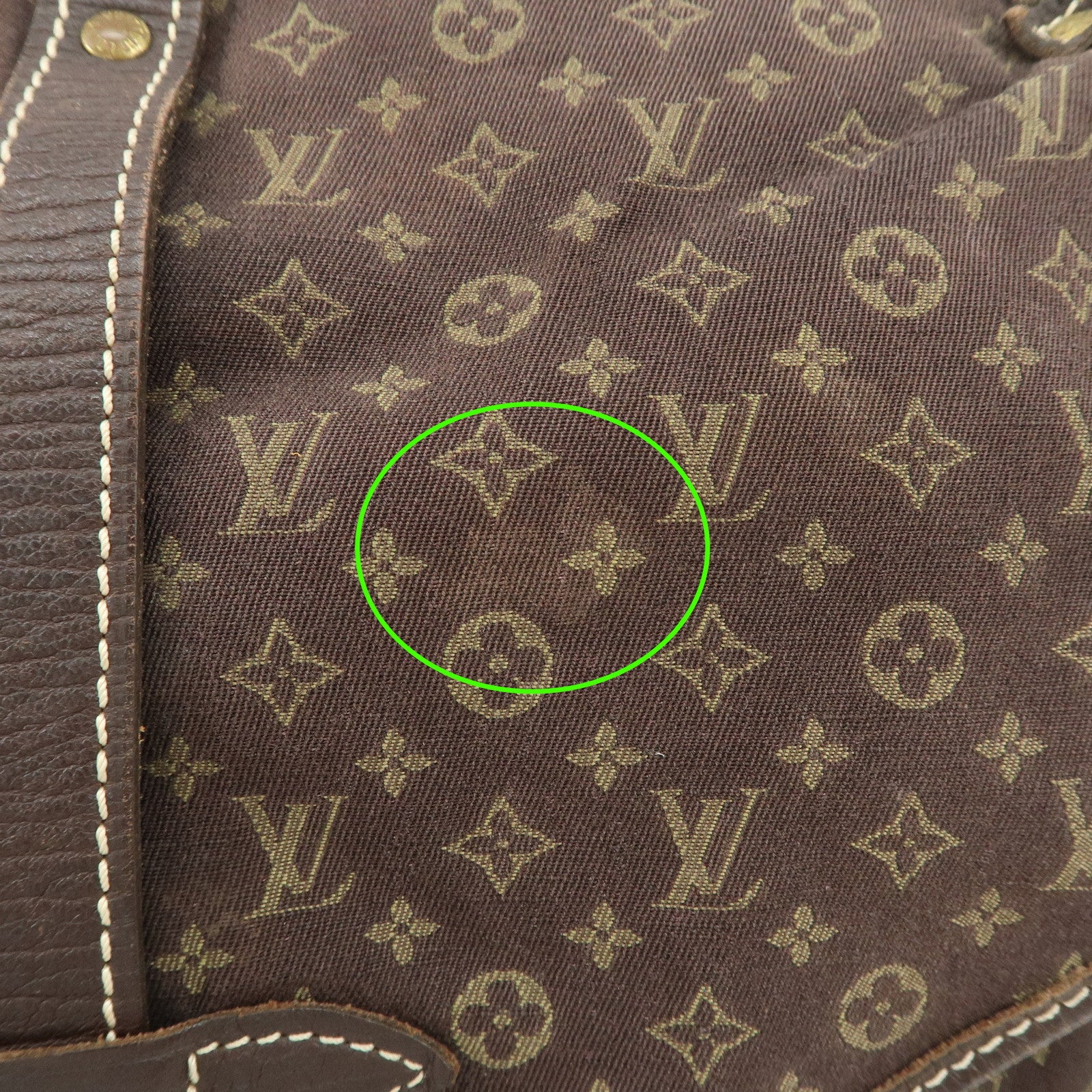 Louis Vuitton Monogram Mini Lin Saumur 30 Shoulder Bag Brown M95227