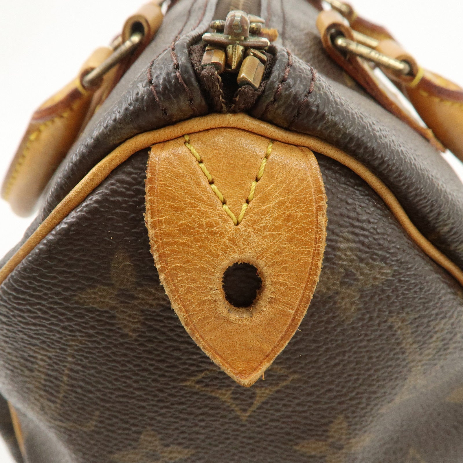 Louis Vuitton Monogram Speedy 25 Hand Bag Boston Bag M41528 Used