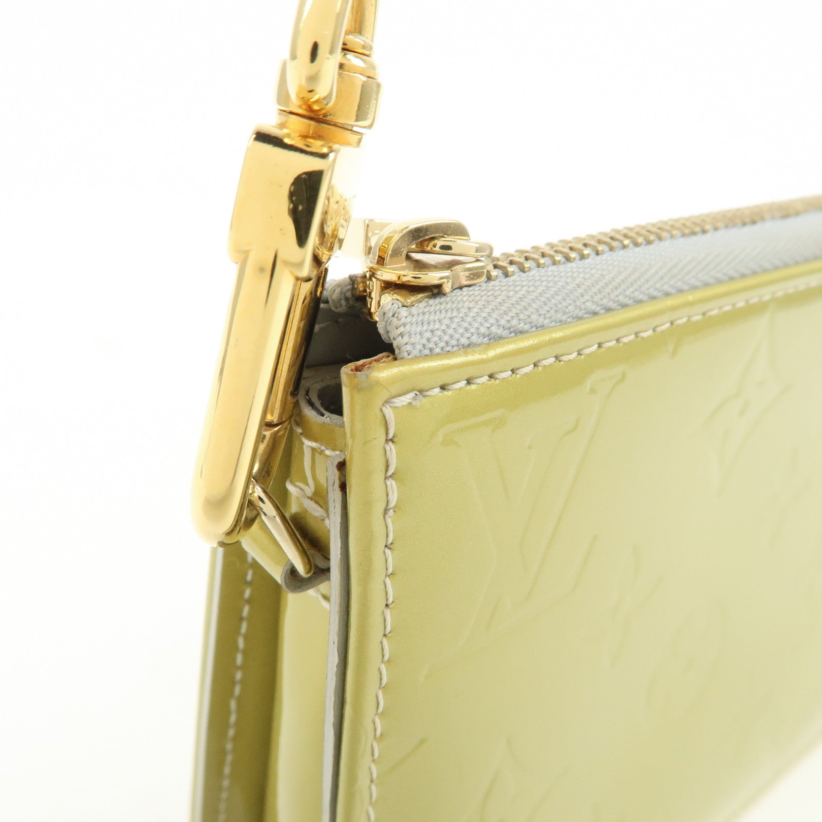 Louis Vuitton Monogram Vernis Lexington Hand Bag Baby Blue M91011