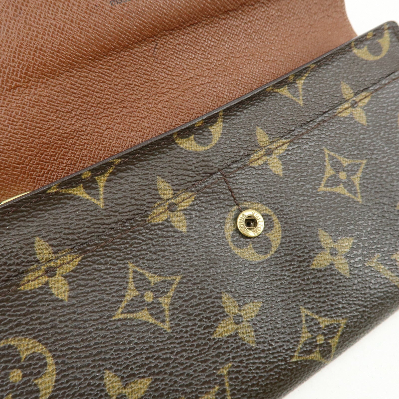 Louis Vuitton Monogram Porte Monnaie Credit Long Wallet M61726