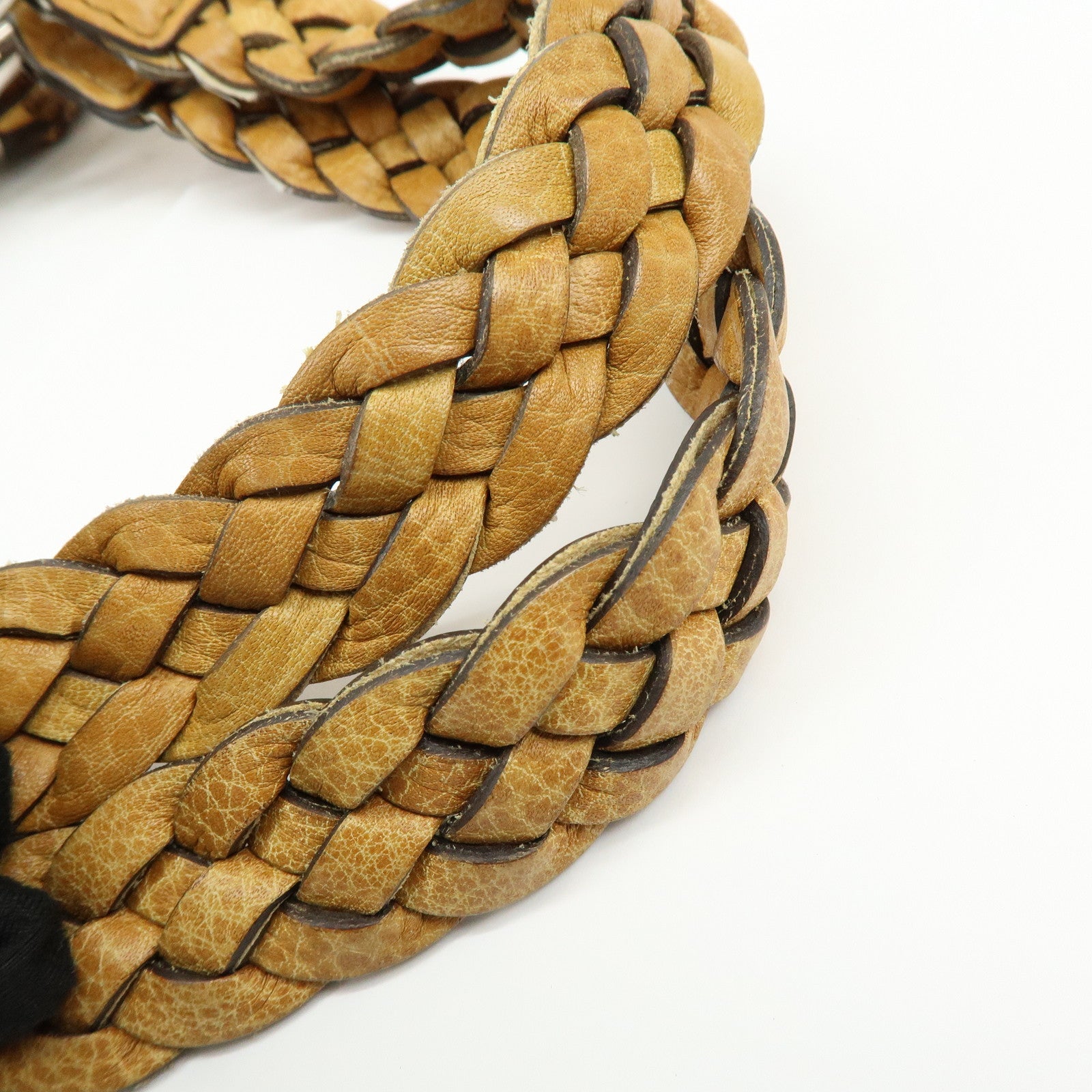 GUCCI Bamboo GG Canvas Leather Tote Bag Beige Yellow 232947