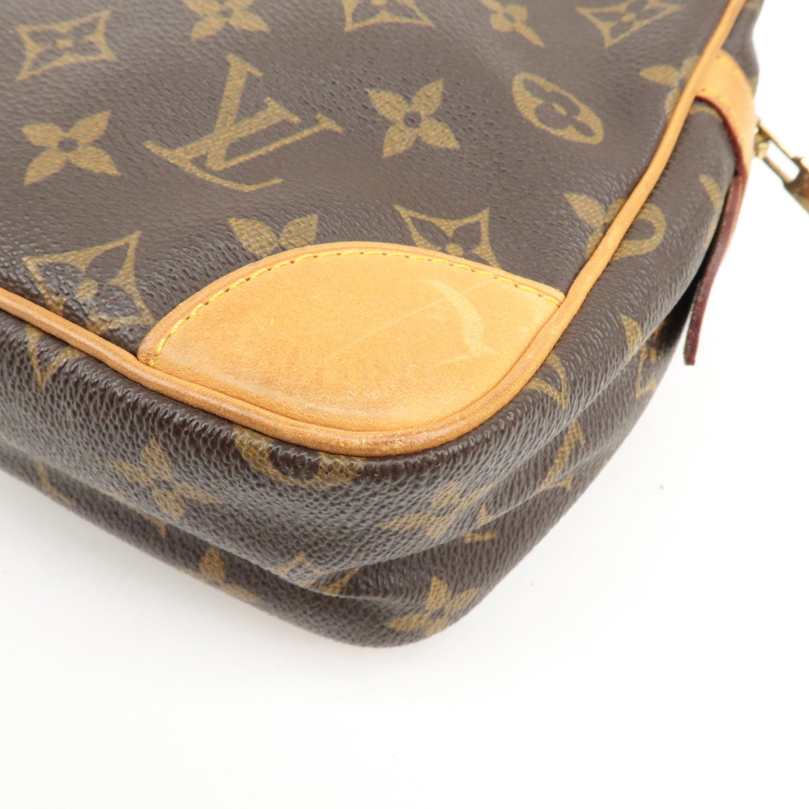 Louis Vuitton Monogram Compiegne 28 Pouch Clutch Bag Brown M51845 Used