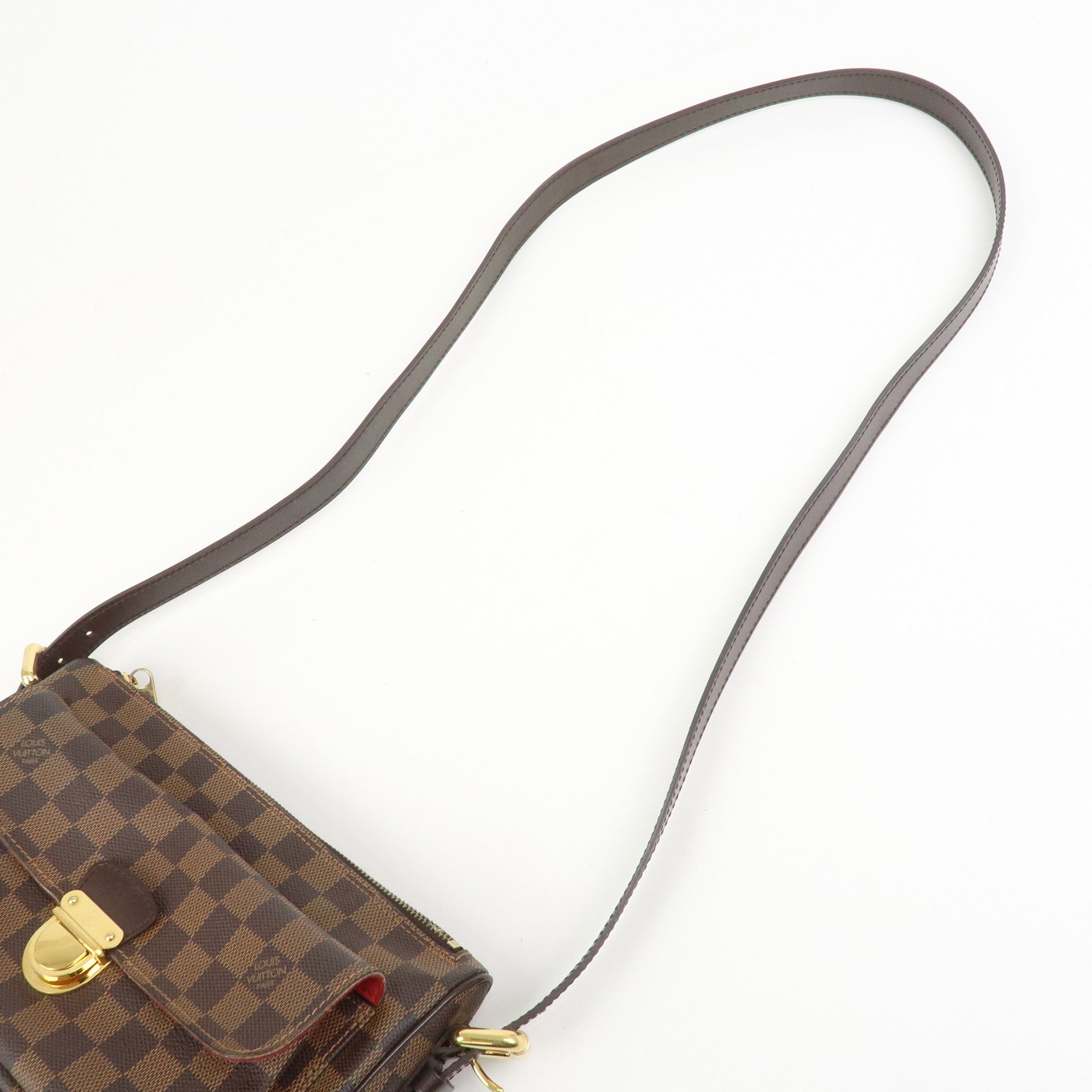 Louis Vuitton Damier Ravello GM Shoulder Bag Brown N60006