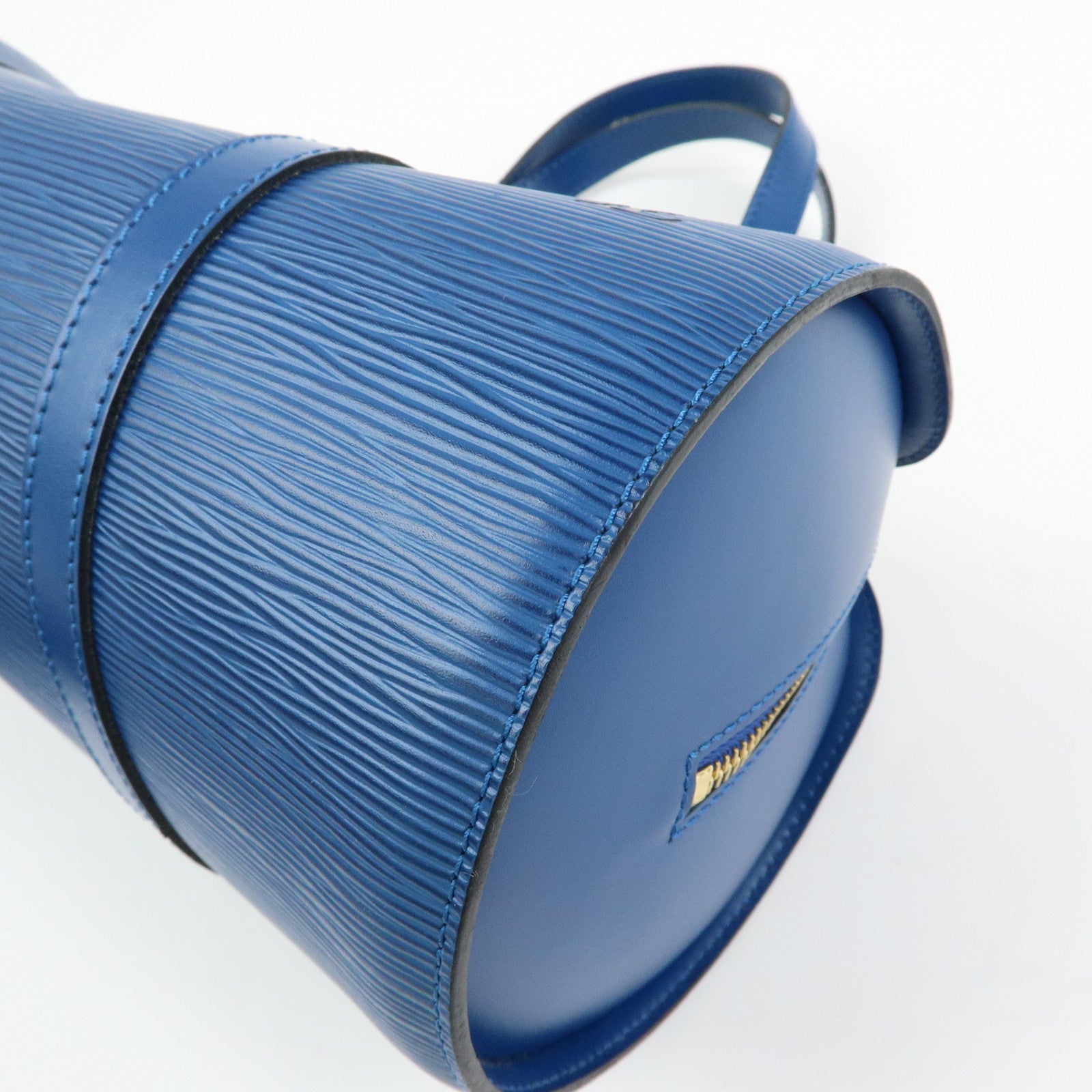 Louis Vuitton Epi Soufflot Shoulder Bag Hand Bag Toledo Blue M52225